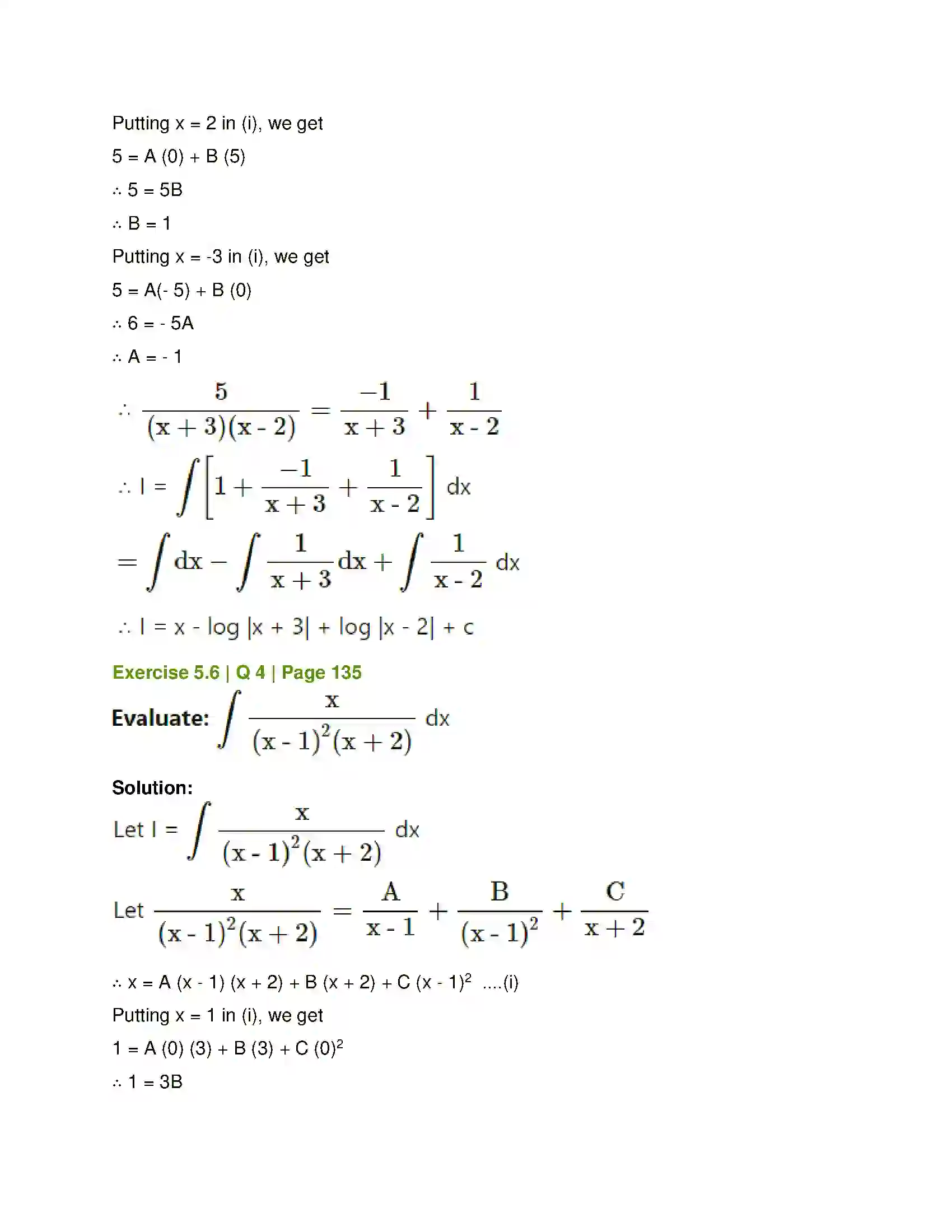 Maharashtra Board Class 12th Mathematics & Statistics-1 (Commerce) Integration Solution 41