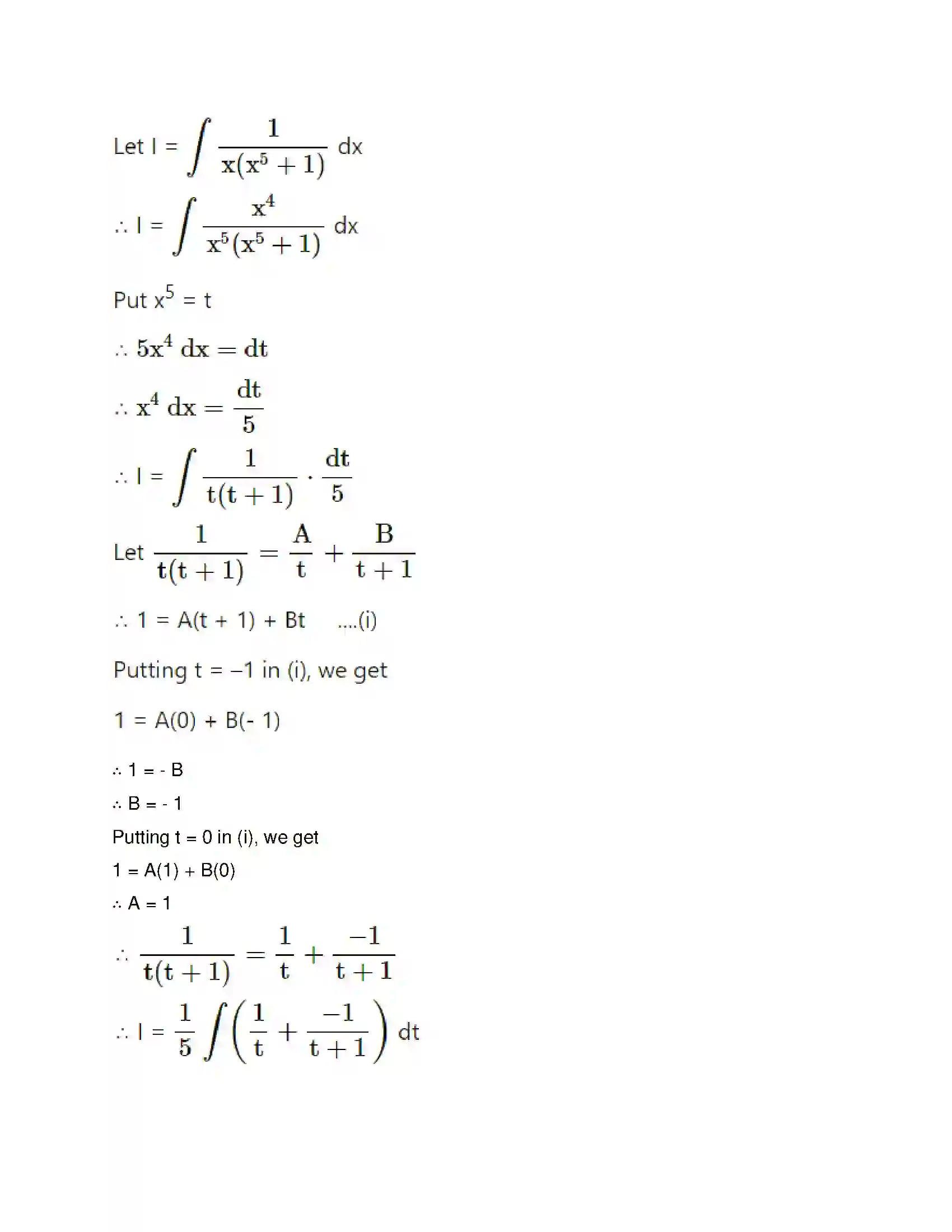 Maharashtra Board Class 12th Mathematics & Statistics-1 (Commerce) Integration Solution 45