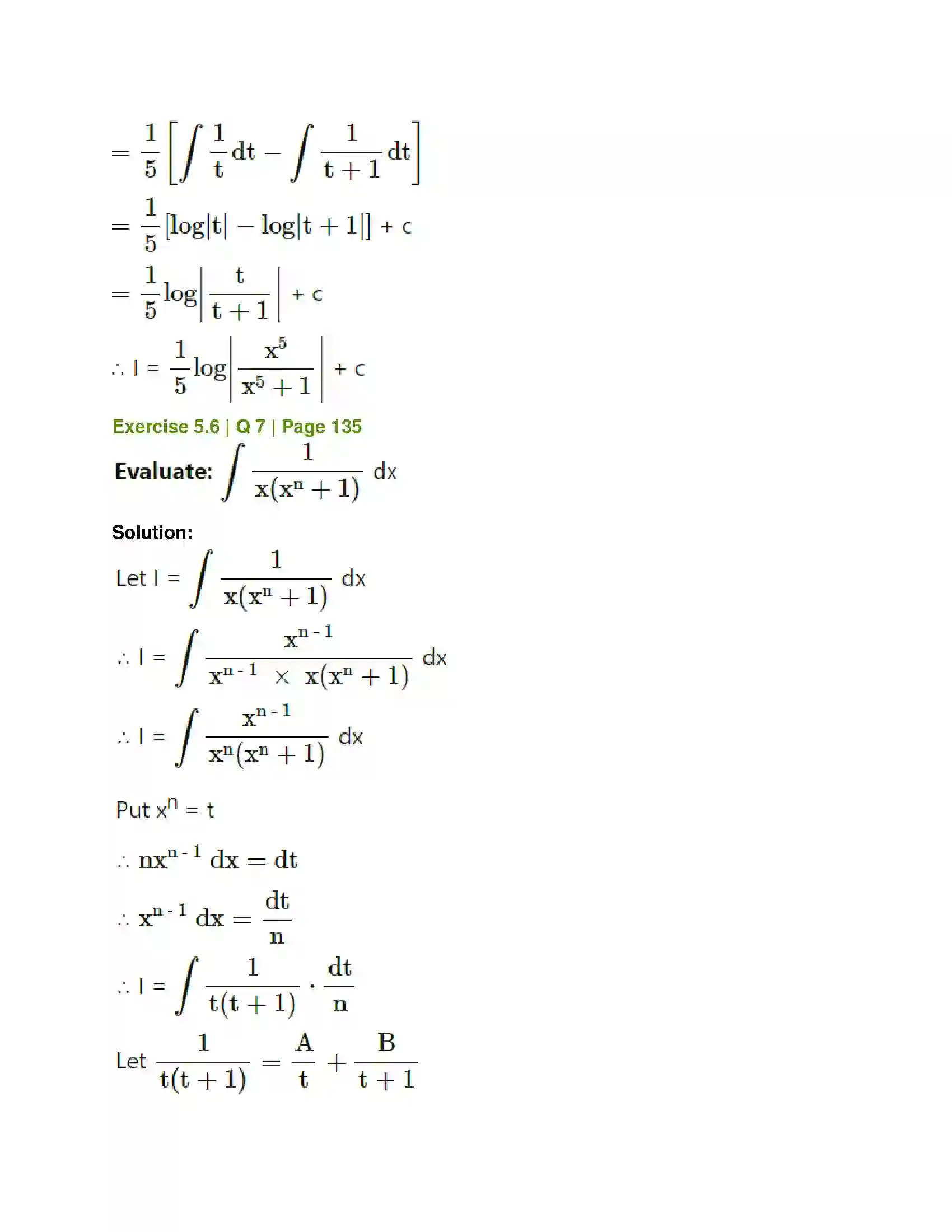 Maharashtra Board Class 12th Mathematics & Statistics-1 (Commerce) Integration Solution 46