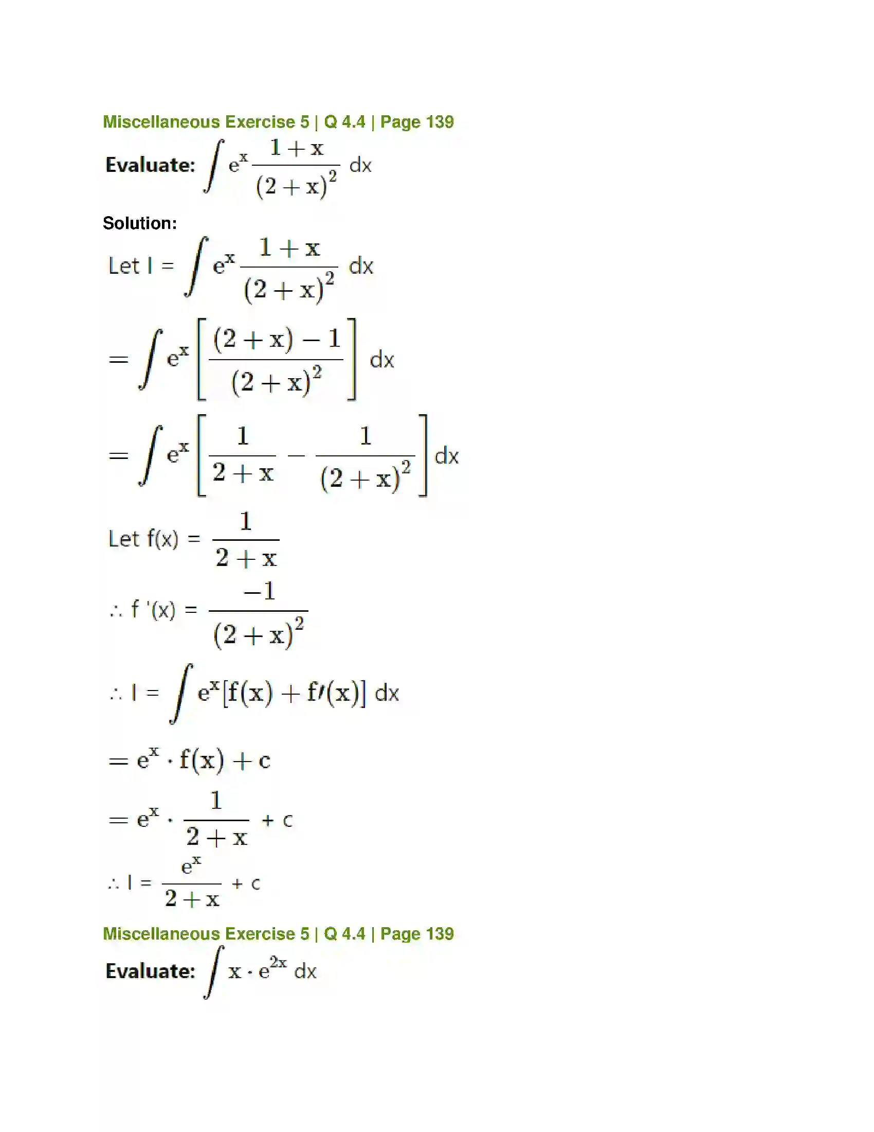 Maharashtra Board Class 12th Mathematics & Statistics-1 (Commerce) Integration Solution 79
