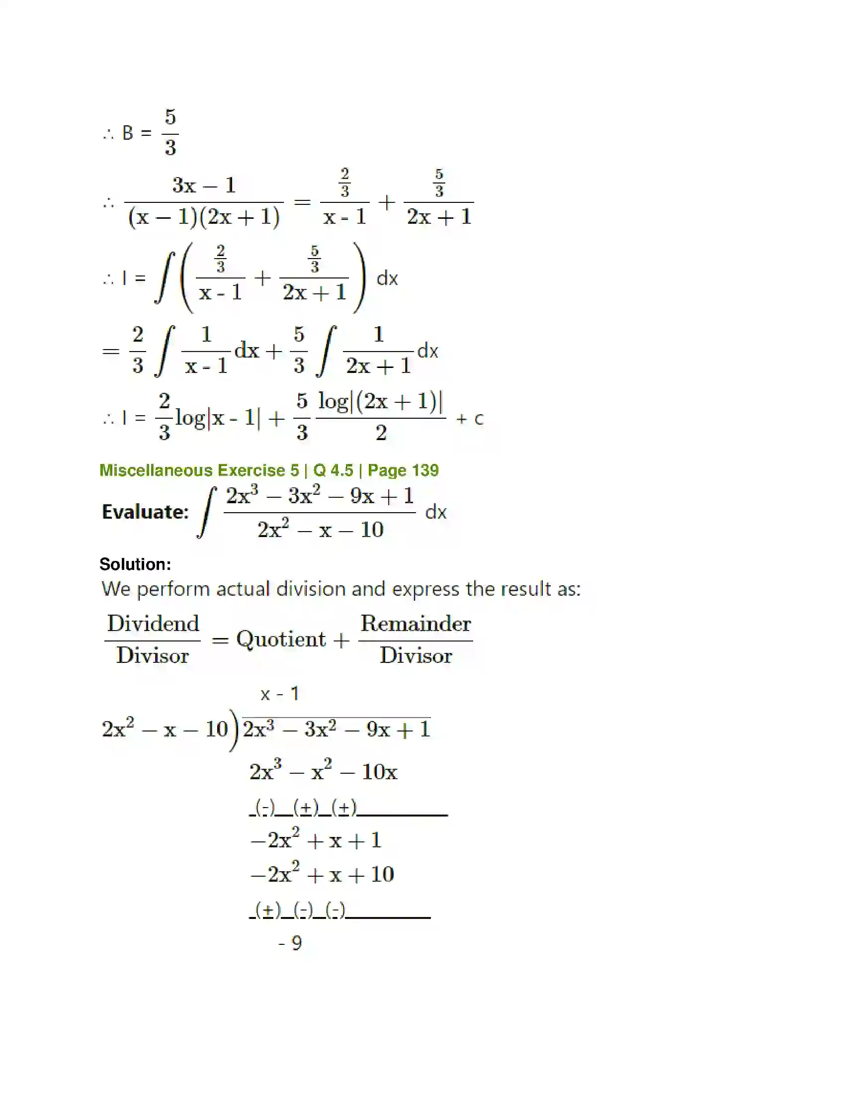 Maharashtra Board Class 12th Mathematics & Statistics-1 (Commerce) Integration Solution 84