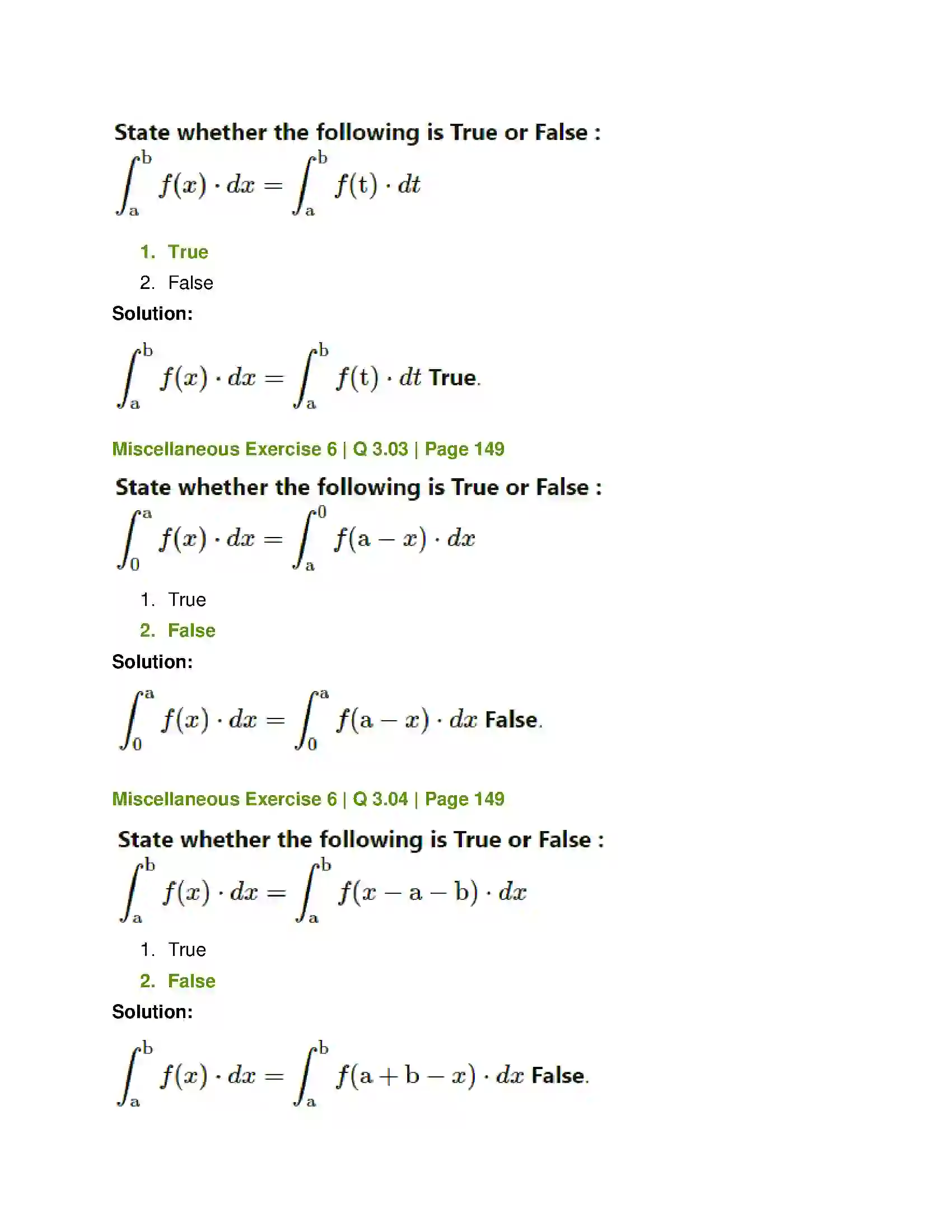 Maharashtra Board Class 12th Mathematics & Statistics-1 (Commerce) Definite Integration Solution 31