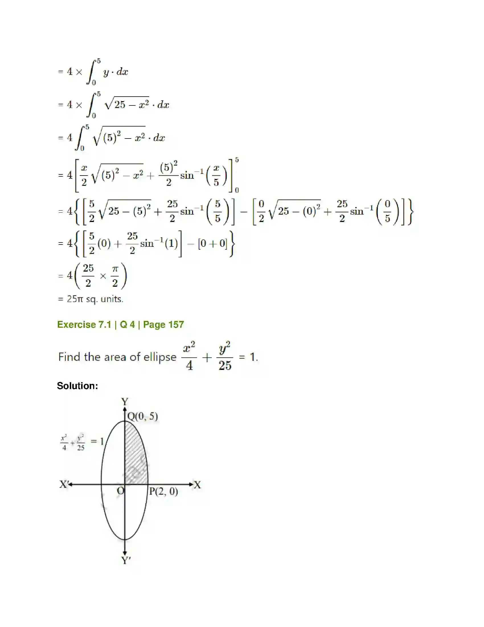 Maharashtra Board Class 12th Mathematics & Statistics-1 (Commerce) Applications of Definite Integration Solution 9