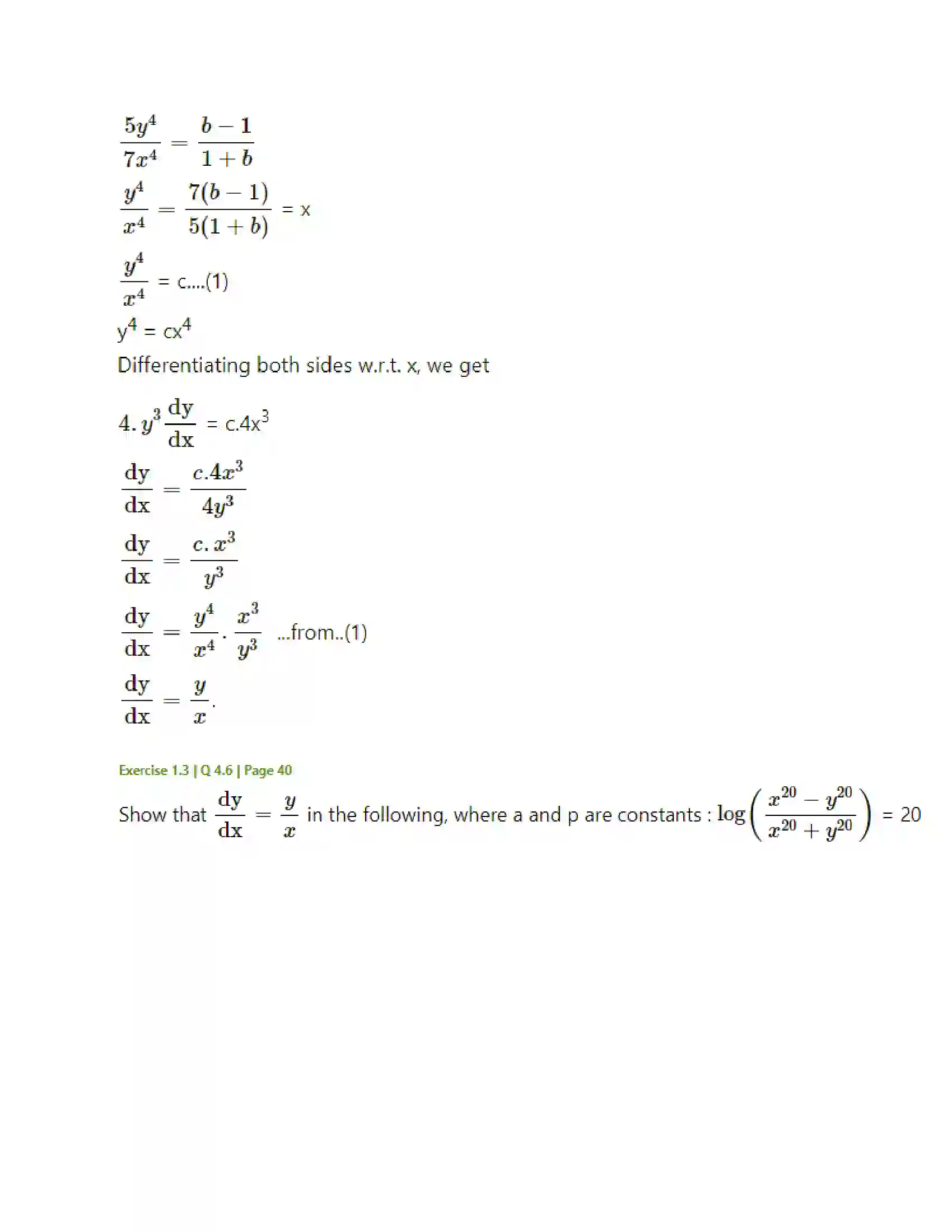 Maharashtra Board Class 12th Mathematics & Statistics-2 (Arts & Science) Differentiation Solution 145