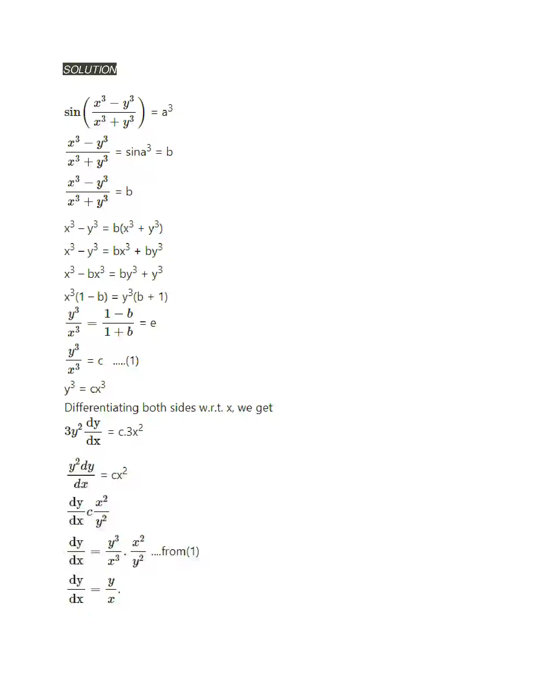 Maharashtra Board Class 12th Mathematics & Statistics-2 (Arts & Science) Differentiation Solution 148