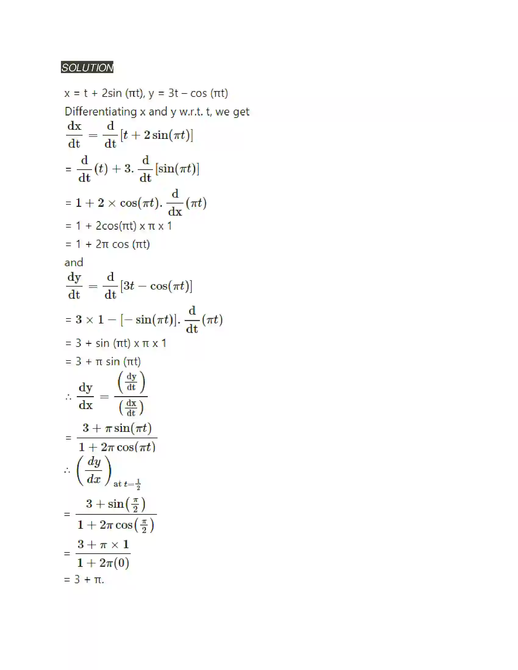 Maharashtra Board Class 12th Mathematics & Statistics-2 (Arts & Science) Differentiation Solution 172
