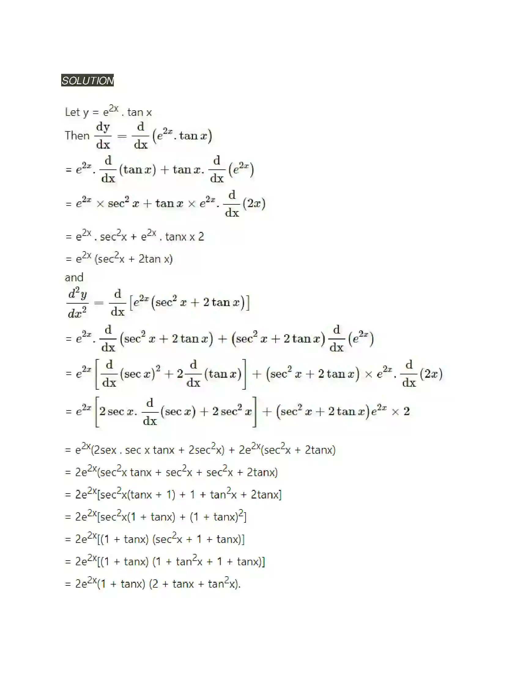 Maharashtra Board Class 12th Mathematics & Statistics-2 (Arts & Science) Differentiation Solution 197