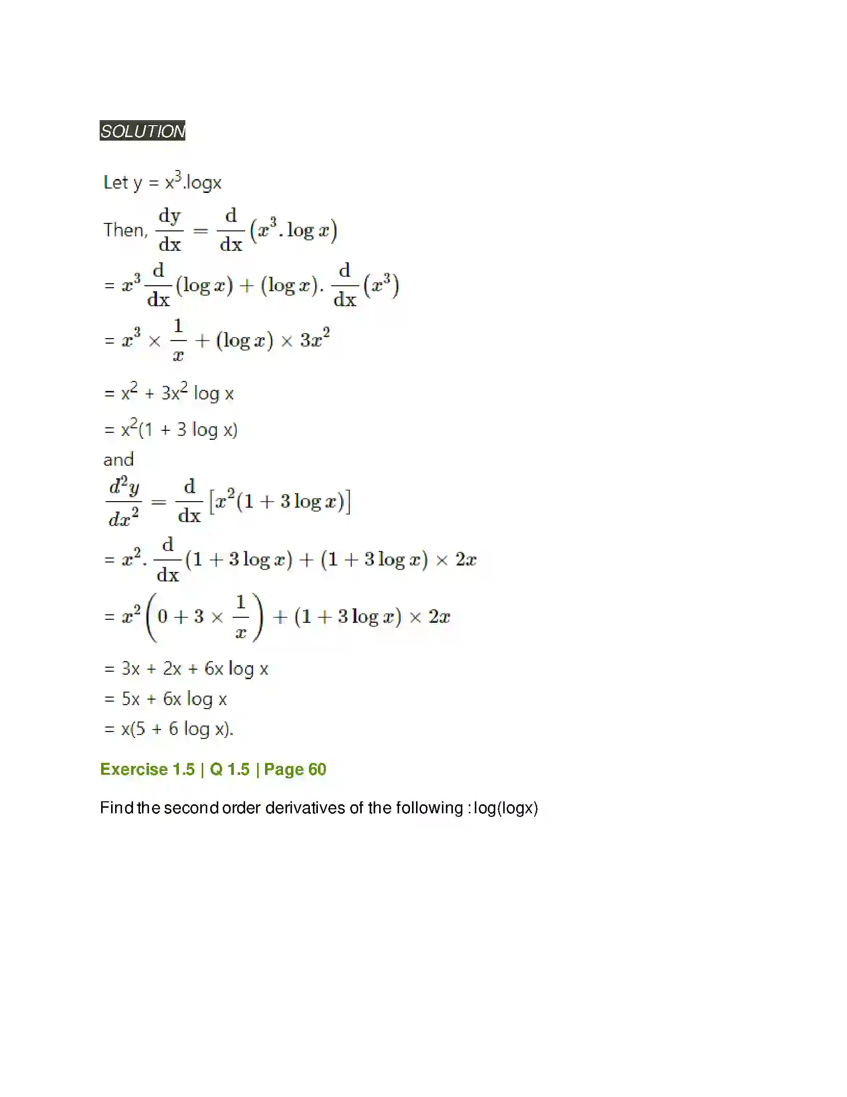 Maharashtra Board Class 12th Mathematics & Statistics-2 (Arts & Science) Differentiation Solution 199