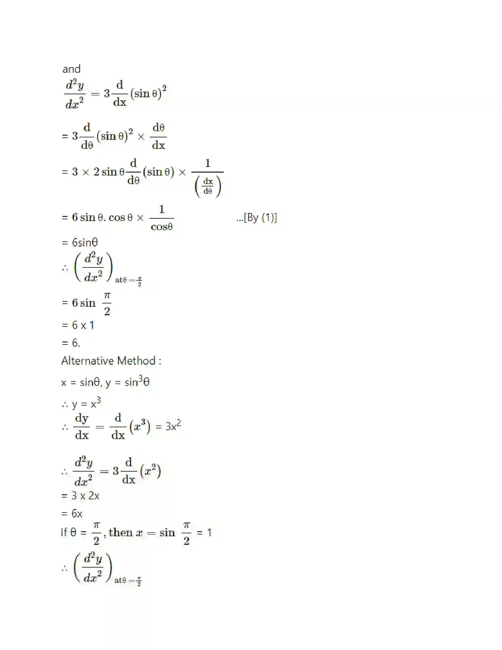 Maharashtra Board Class 12th Mathematics & Statistics-2 (Arts & Science) Differentiation Solution 204