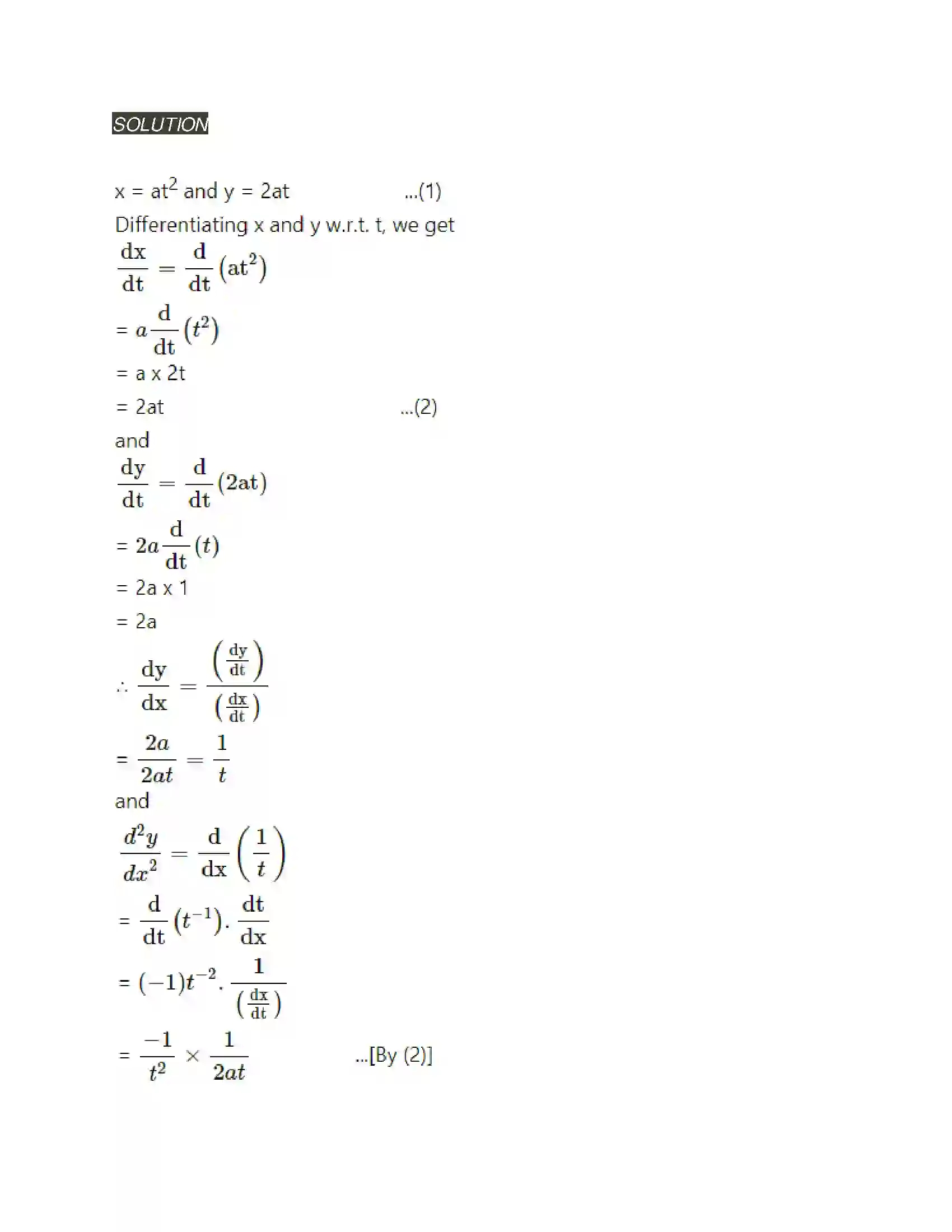 Maharashtra Board Class 12th Mathematics & Statistics-2 (Arts & Science) Differentiation Solution 207