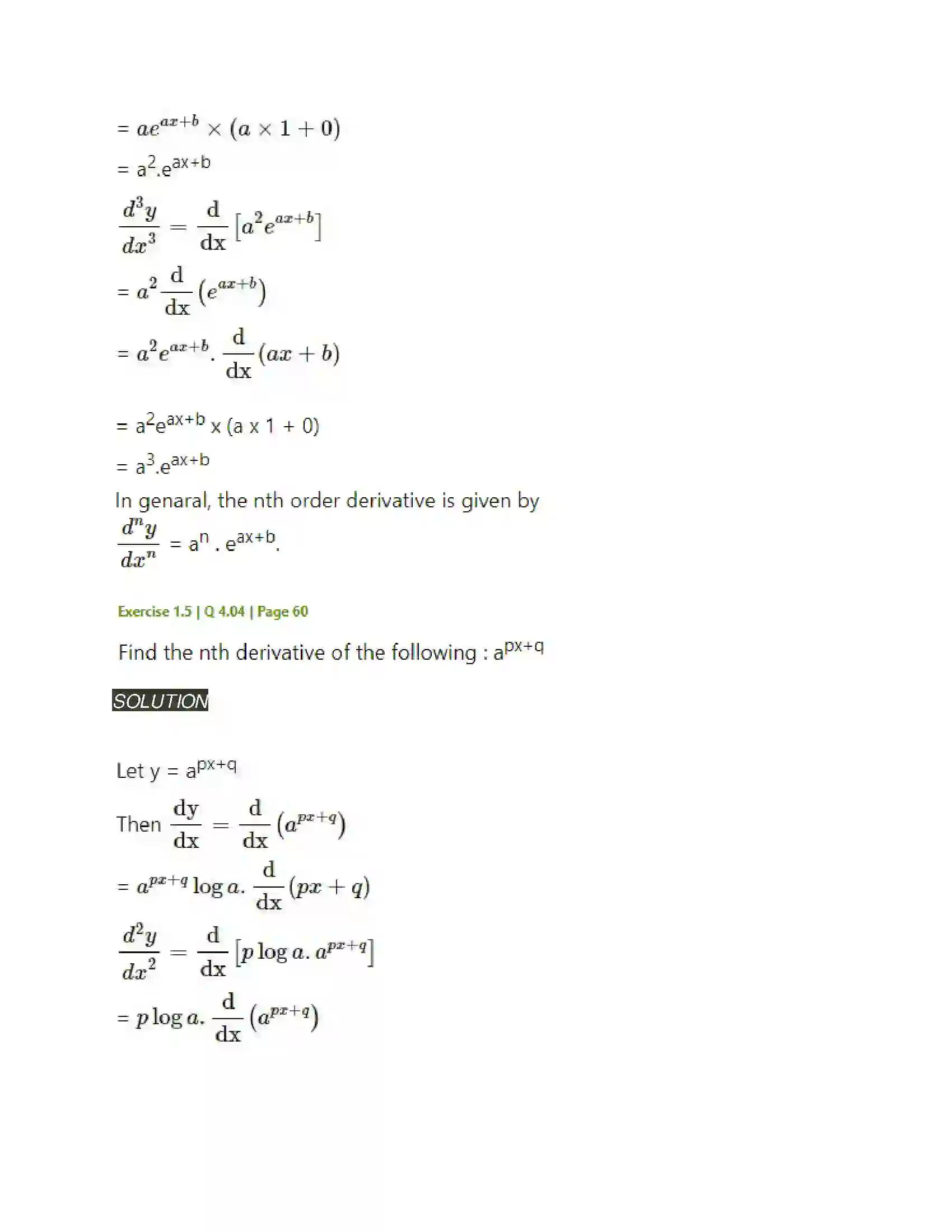 Maharashtra Board Class 12th Mathematics & Statistics-2 (Arts & Science) Differentiation Solution 225