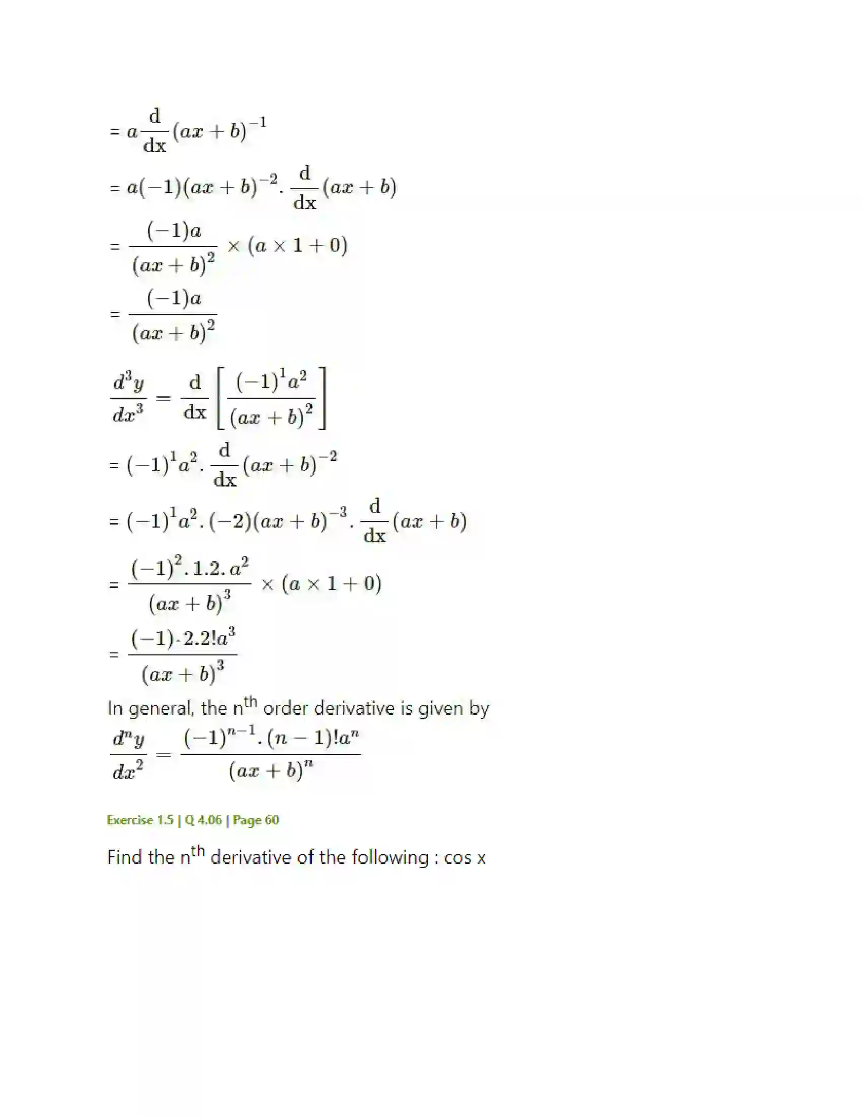 Maharashtra Board Class 12th Mathematics & Statistics-2 (Arts & Science) Differentiation Solution 227