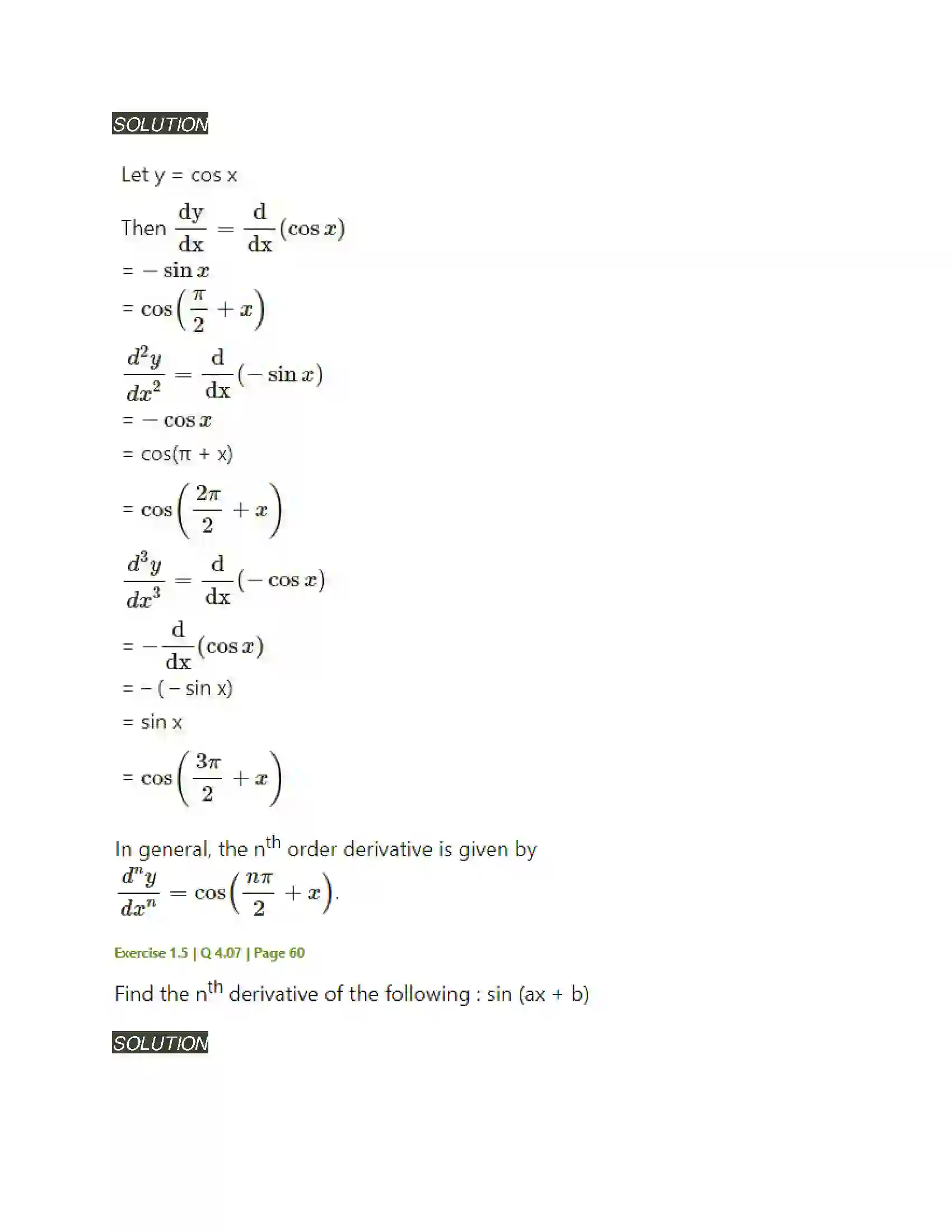 Maharashtra Board Class 12th Mathematics & Statistics-2 (Arts & Science) Differentiation Solution 228