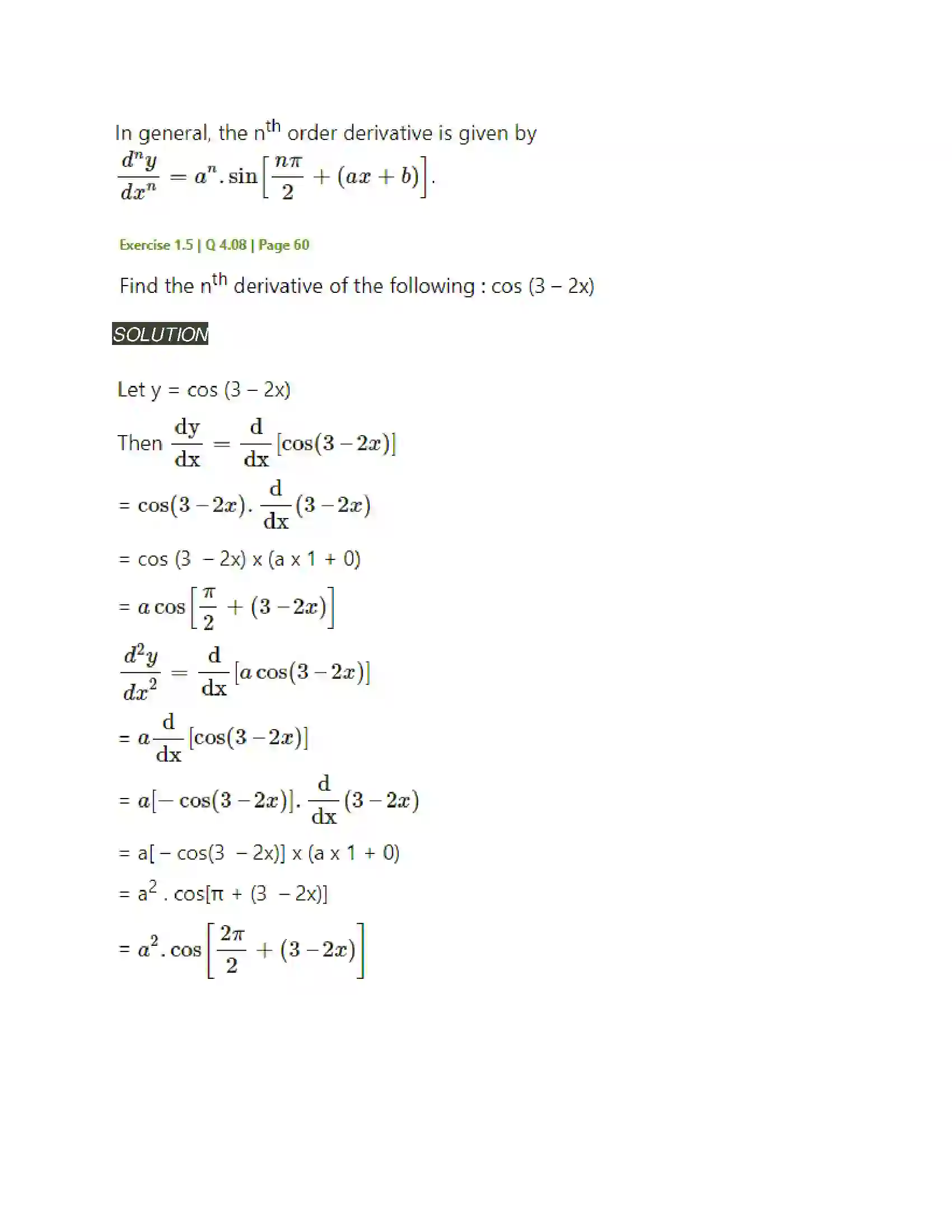 Maharashtra Board Class 12th Mathematics & Statistics-2 (Arts & Science) Differentiation Solution 230