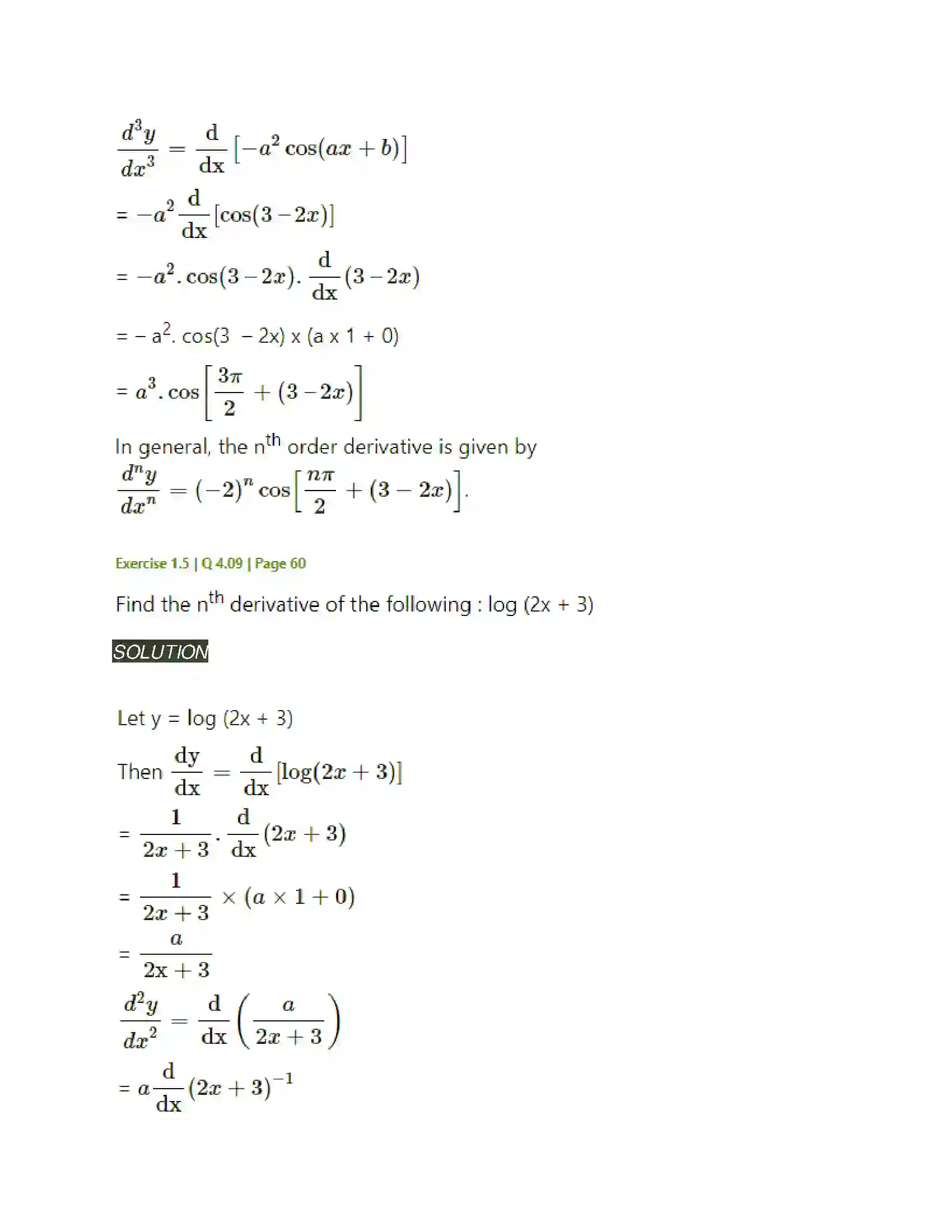 Maharashtra Board Class 12th Mathematics & Statistics-2 (Arts & Science) Differentiation Solution 231