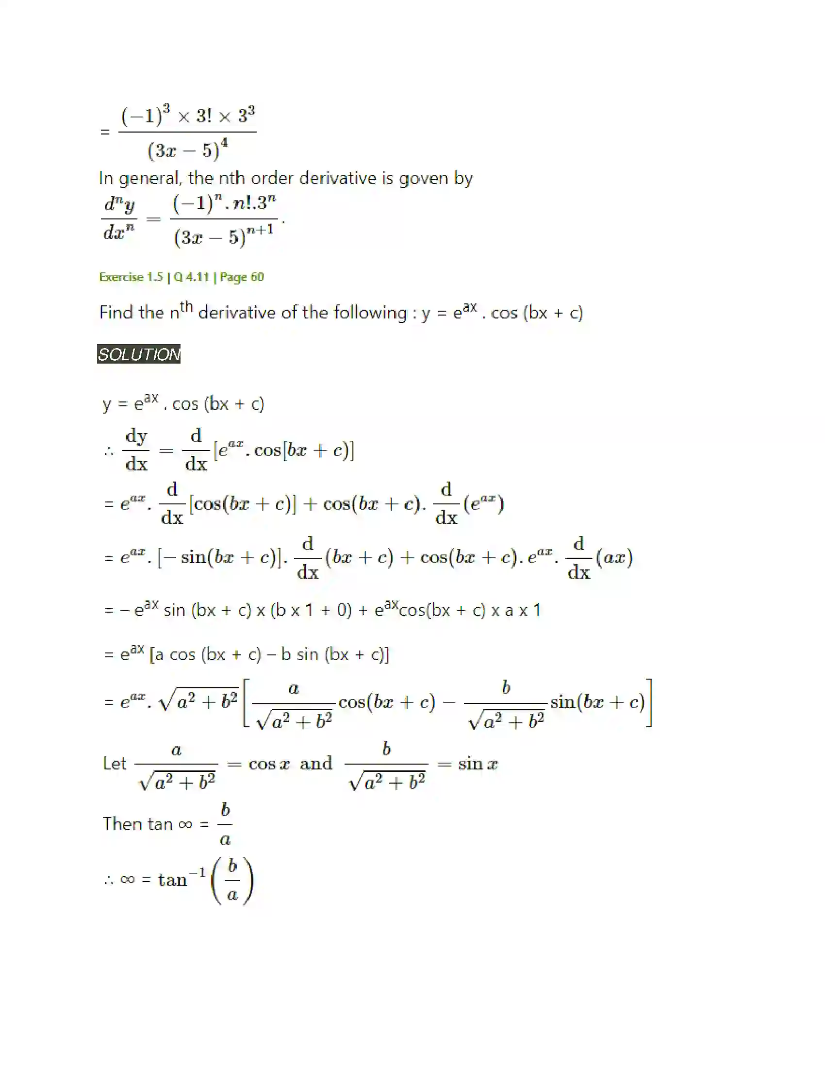 Maharashtra Board Class 12th Mathematics & Statistics-2 (Arts & Science) Differentiation Solution 234
