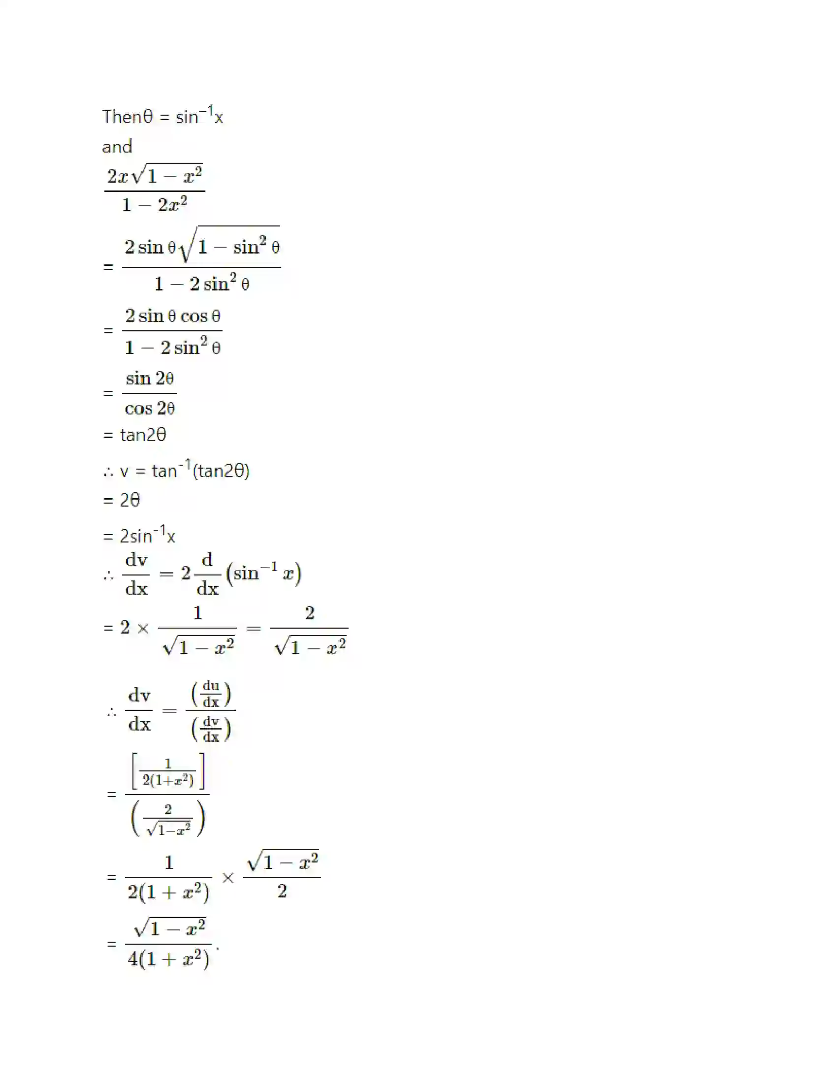Maharashtra Board Class 12th Mathematics & Statistics-2 (Arts & Science) Differentiation Solution 273