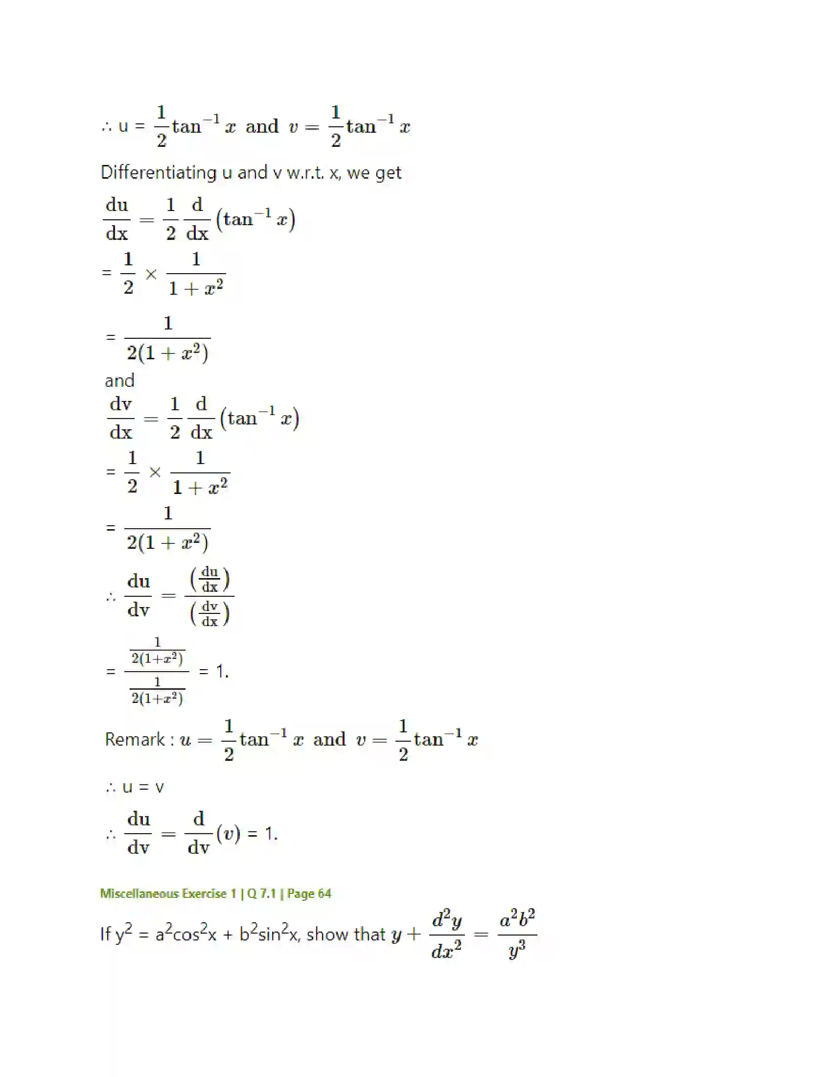 Maharashtra Board Class 12th Mathematics & Statistics-2 (Arts & Science) Differentiation Solution 278