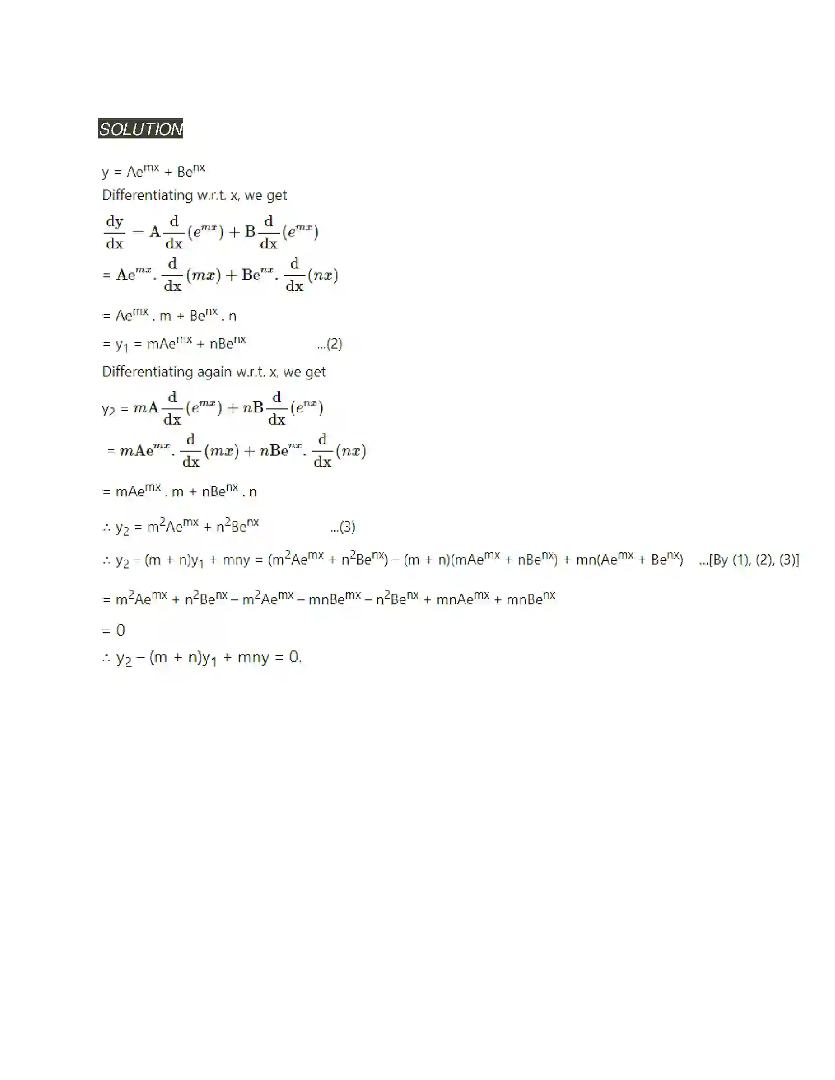Maharashtra Board Class 12th Mathematics & Statistics-2 (Arts & Science) Differentiation Solution 284