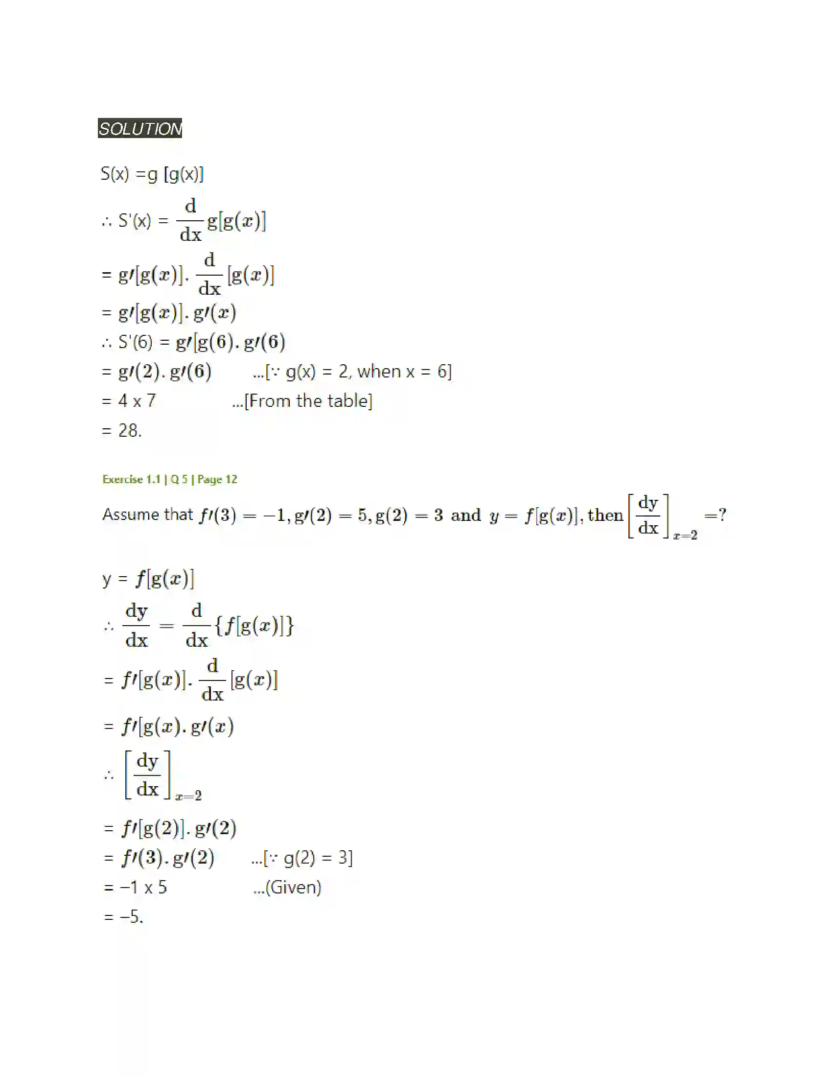 Maharashtra Board Class 12th Mathematics & Statistics-2 (Arts & Science) Differentiation Solution 40