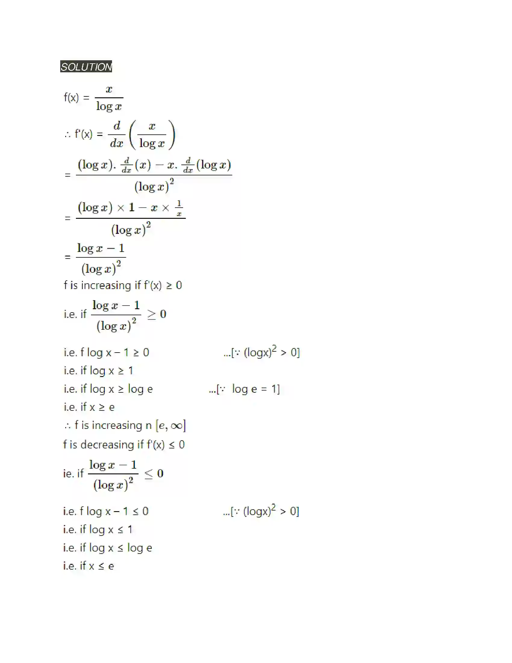 Maharashtra Board Class 12th Mathematics & Statistics-2 (Arts & Science) Applications of Derivatives Solution 132