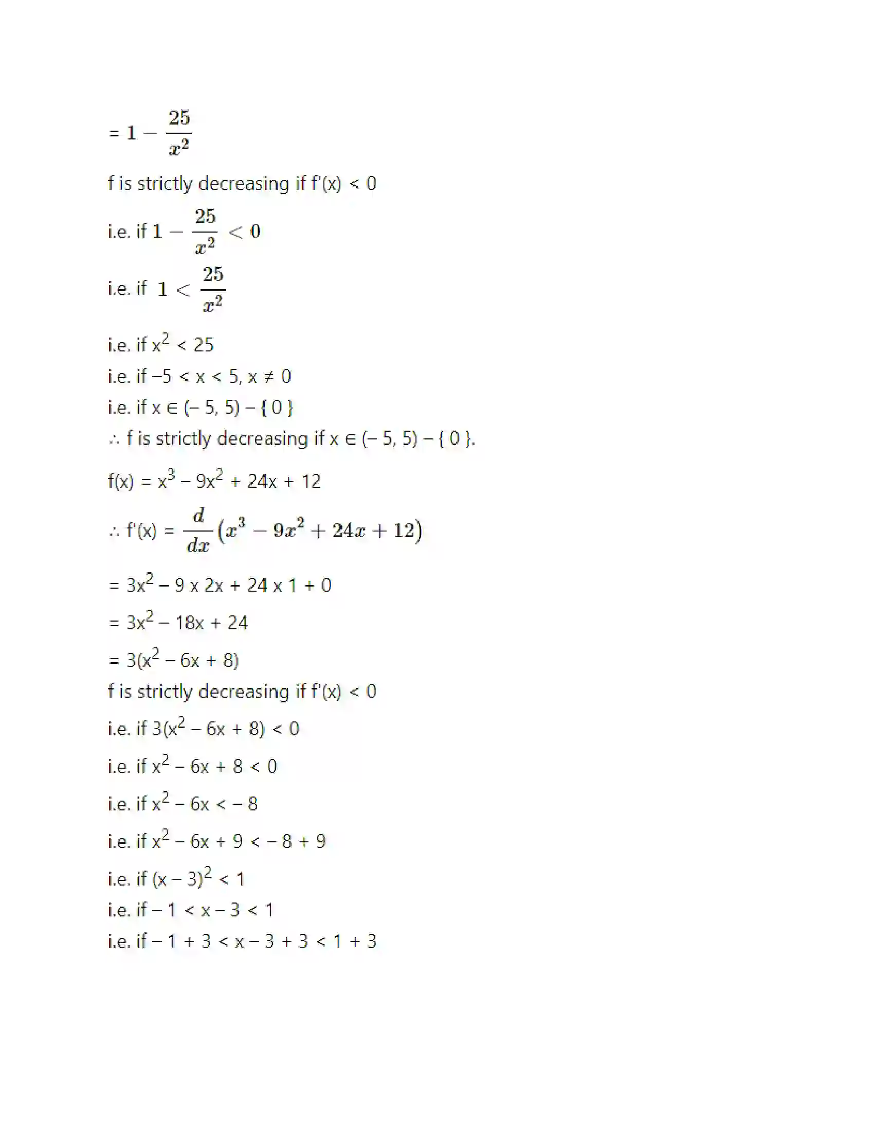 Maharashtra Board Class 12th Mathematics & Statistics-2 (Arts & Science) Applications of Derivatives Solution 71