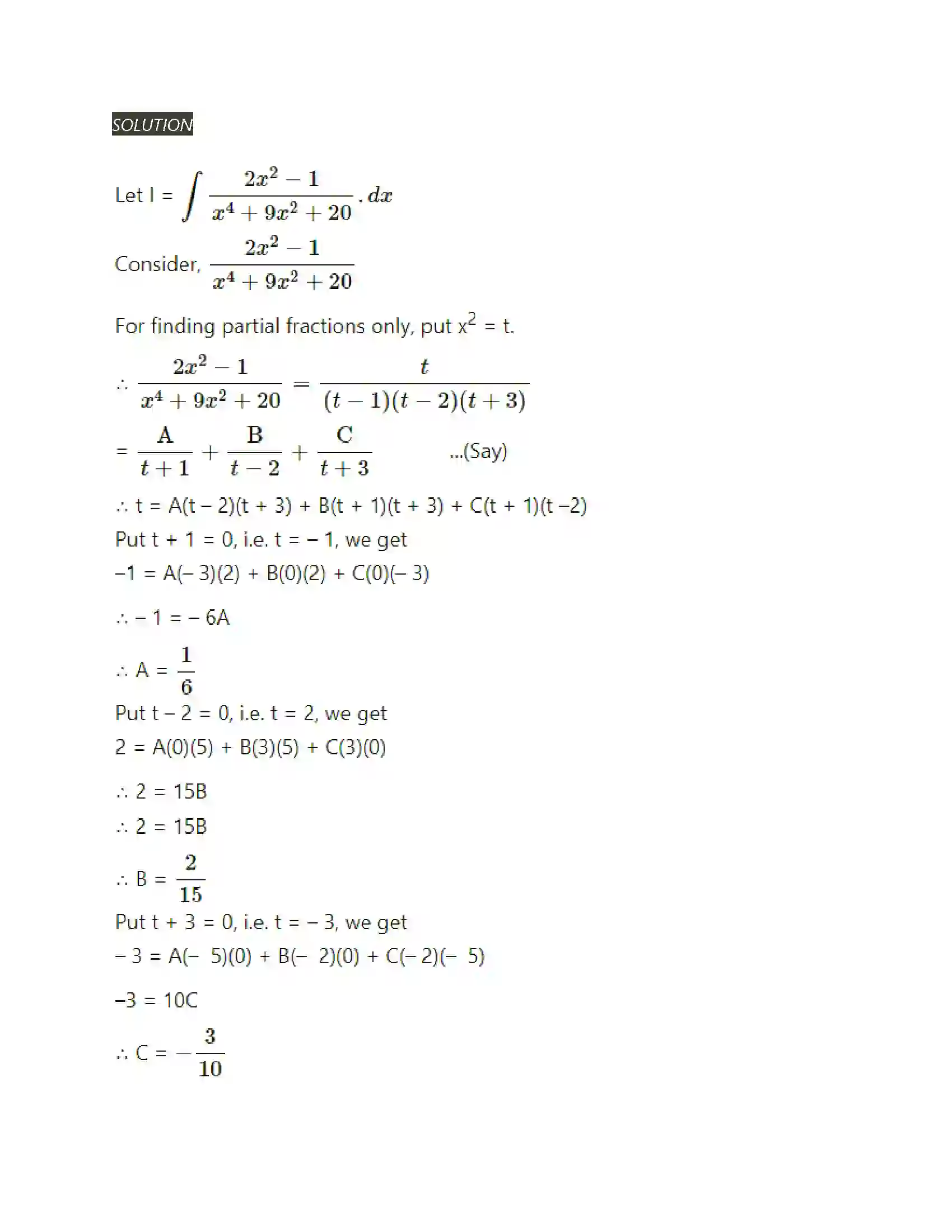 Maharashtra Board Class 12th Mathematics & Statistics-2 (Arts & Science) Indefinite Integration Solution 138