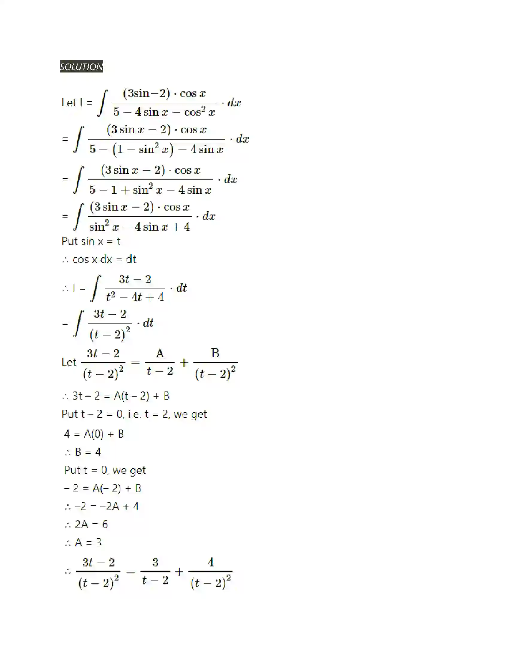 Maharashtra Board Class 12th Mathematics & Statistics-2 (Arts & Science) Indefinite Integration Solution 150