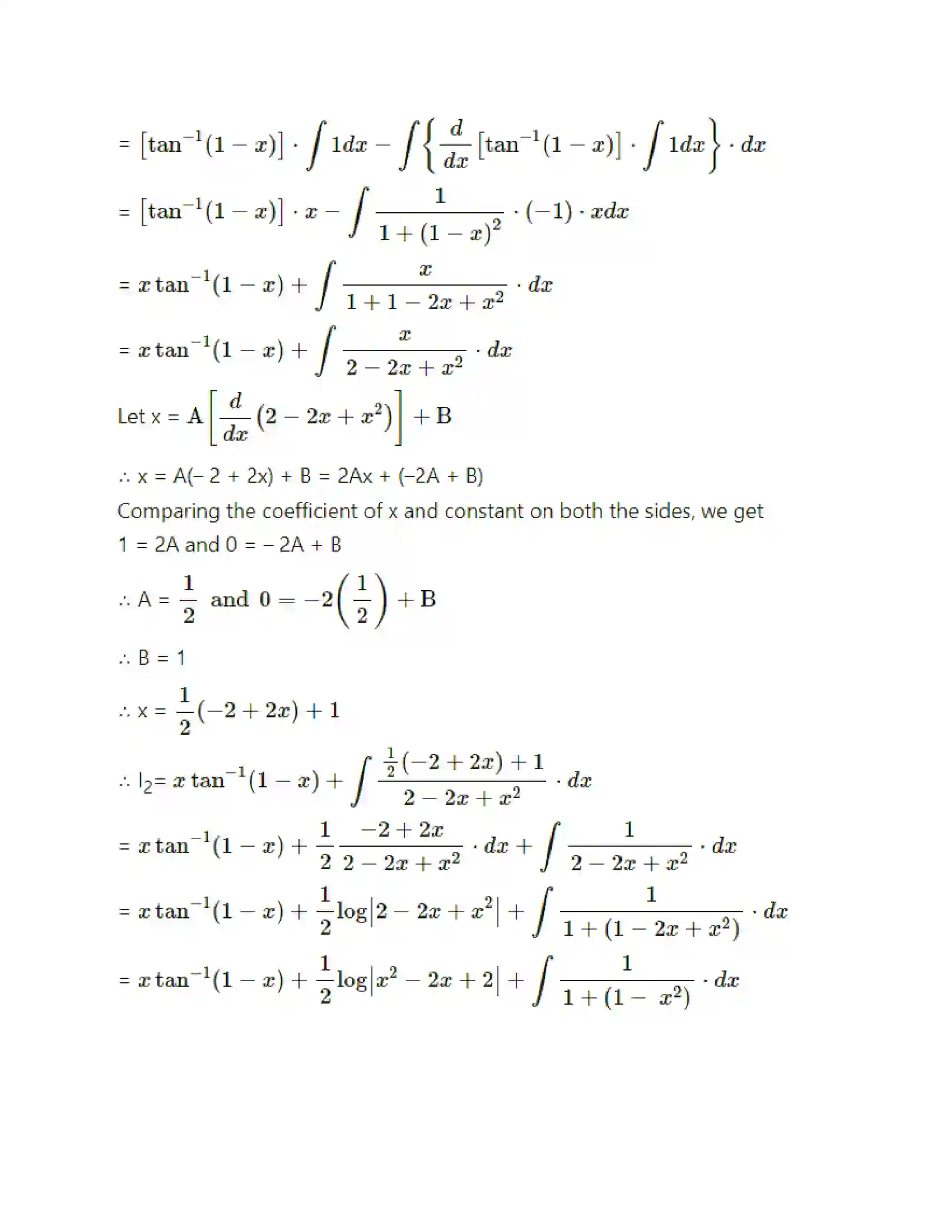 Maharashtra Board Class 12th Mathematics & Statistics-2 (Arts & Science) Indefinite Integration Solution 183