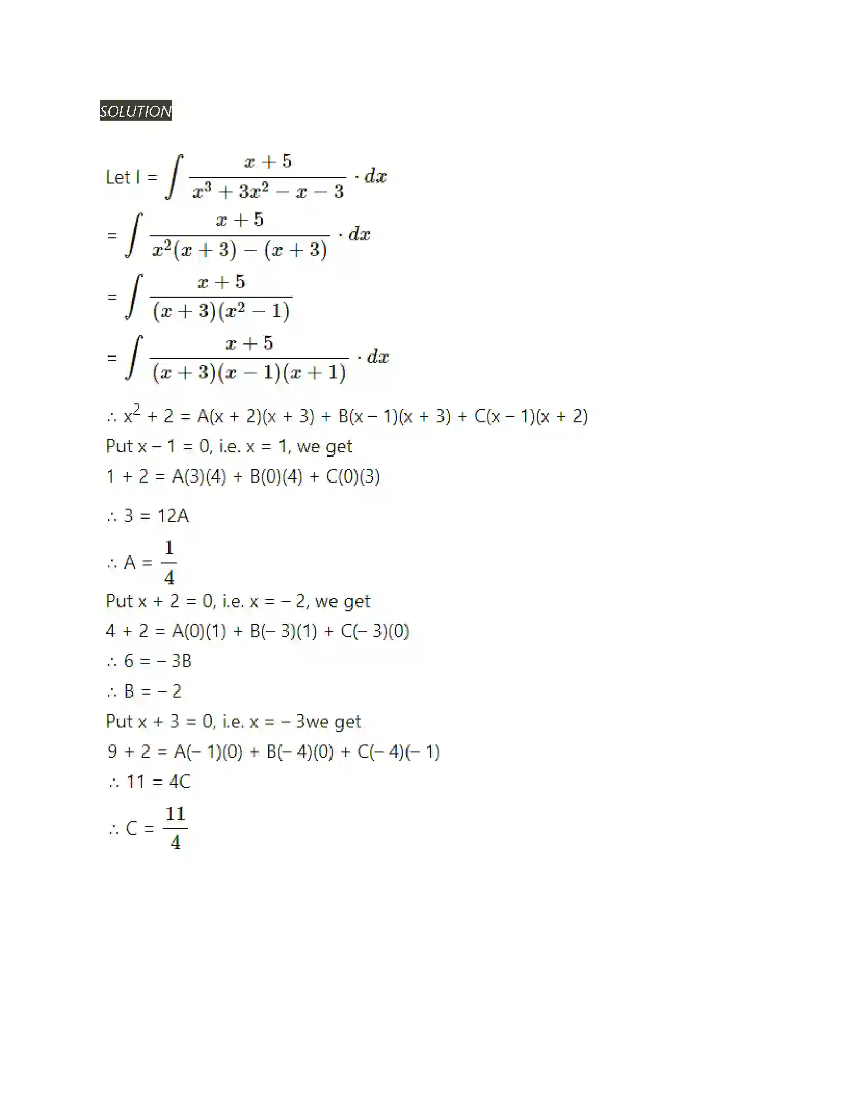 Maharashtra Board Class 12th Mathematics & Statistics-2 (Arts & Science) Indefinite Integration Solution 201