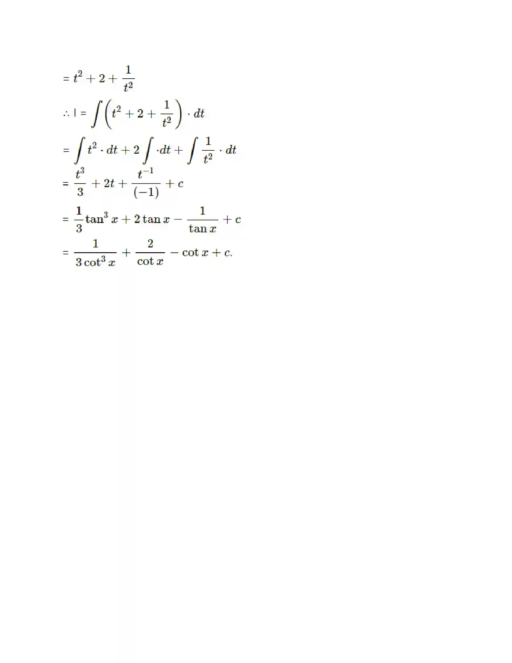 Maharashtra Board Class 12th Mathematics & Statistics-2 (Arts & Science) Indefinite Integration Solution 205