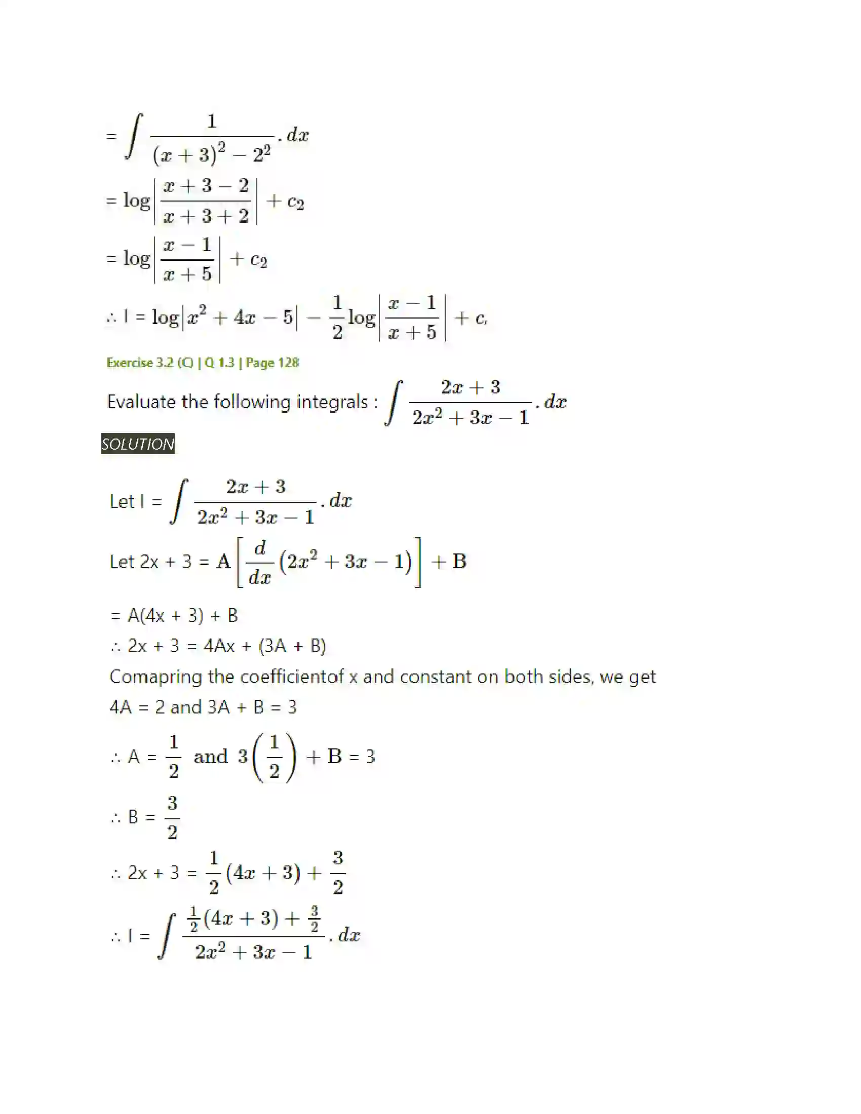 Maharashtra Board Class 12th Mathematics & Statistics-2 (Arts & Science) Indefinite Integration Solution 79