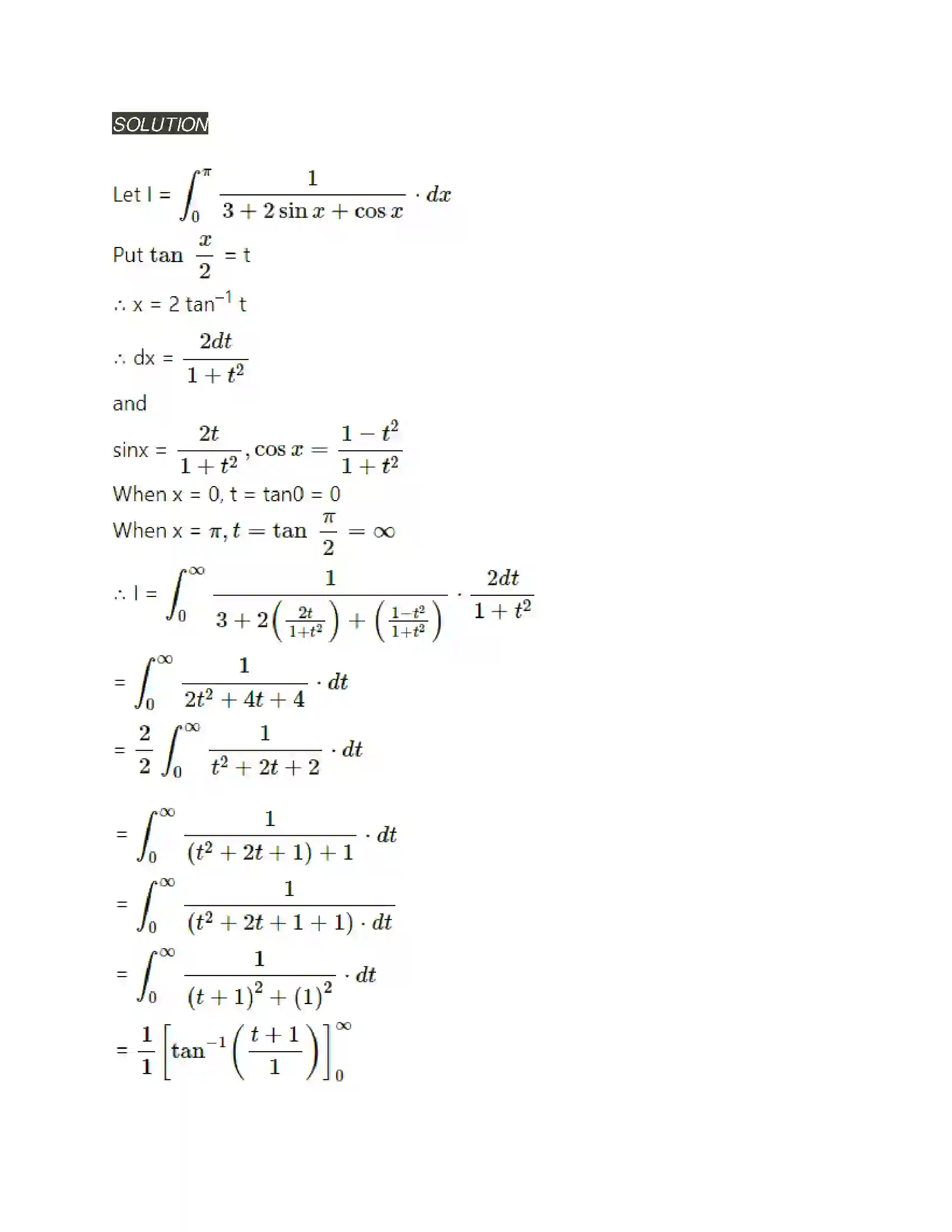 Maharashtra Board Class 12th Mathematics & Statistics-2 (Arts & Science) Definite Integration Solution 29