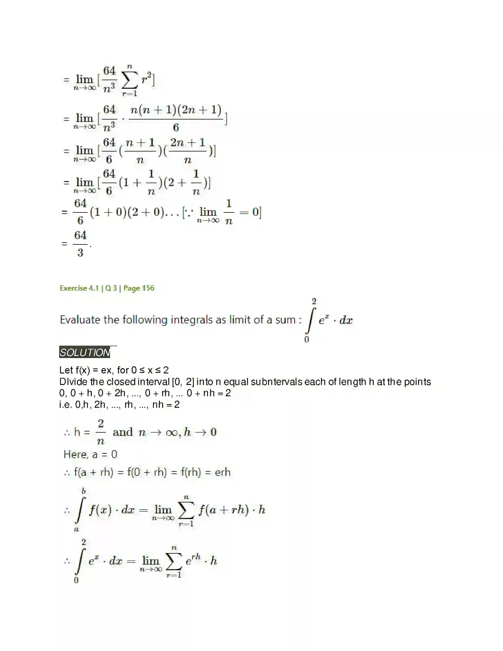 Maharashtra Board Class 12th Mathematics & Statistics-2 (Arts & Science) Definite Integration Solution 3
