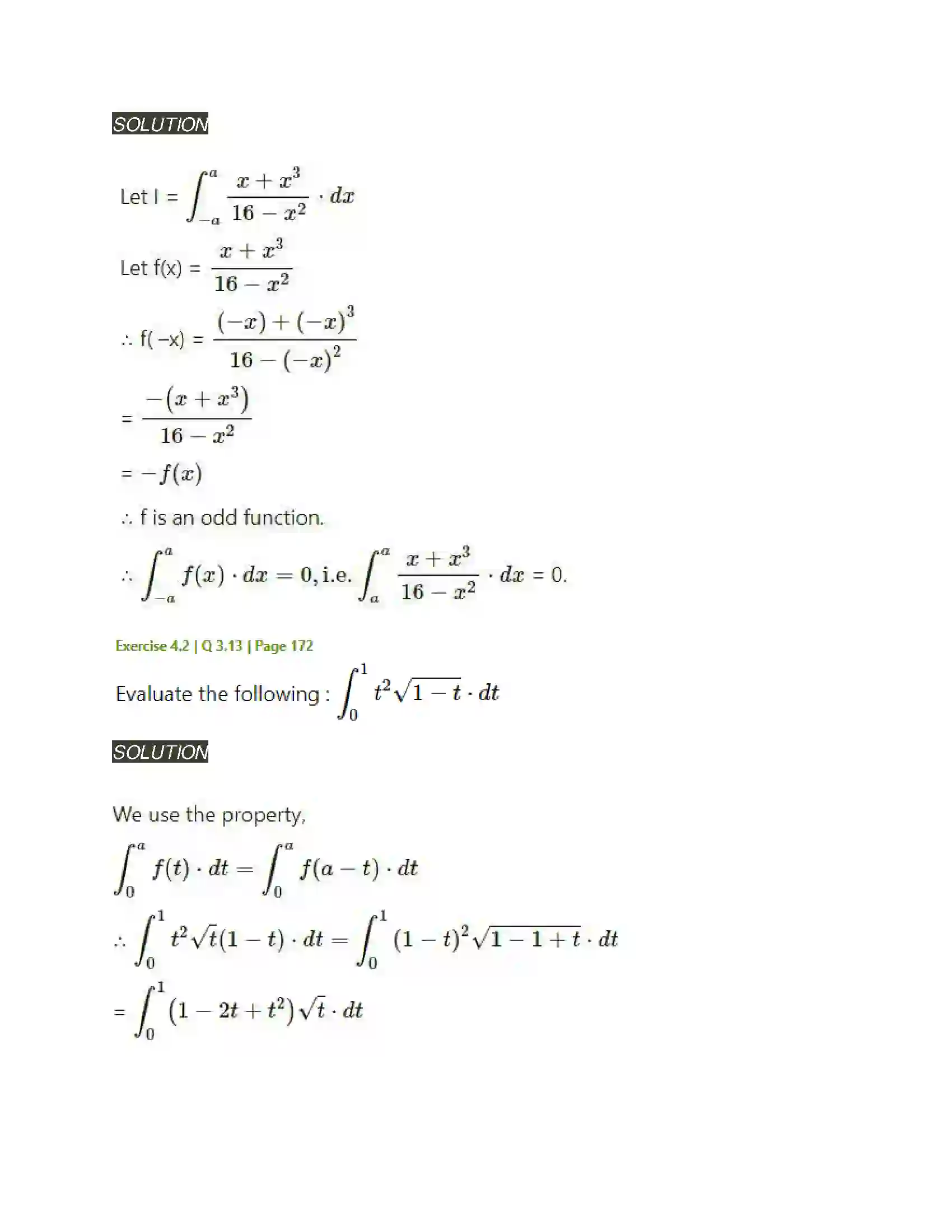 Maharashtra Board Class 12th Mathematics & Statistics-2 (Arts & Science) Definite Integration Solution 51