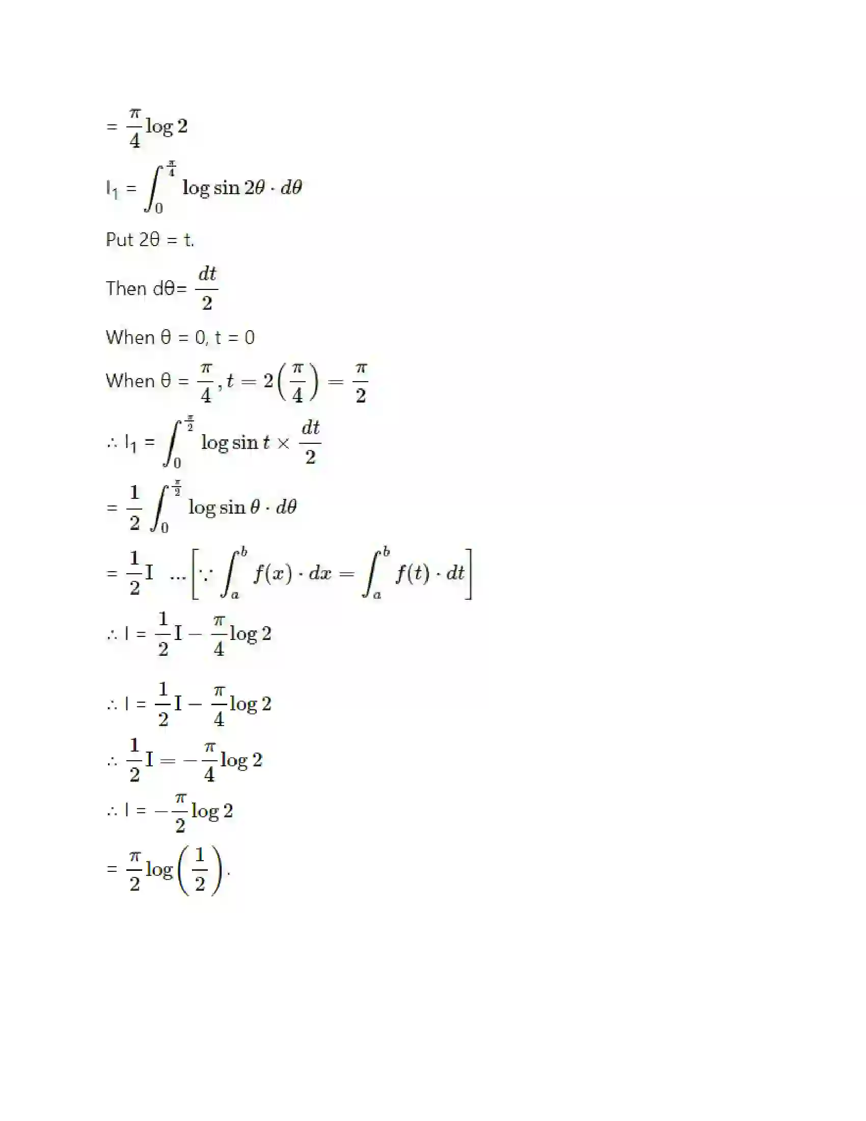 Maharashtra Board Class 12th Mathematics & Statistics-2 (Arts & Science) Definite Integration Solution 56