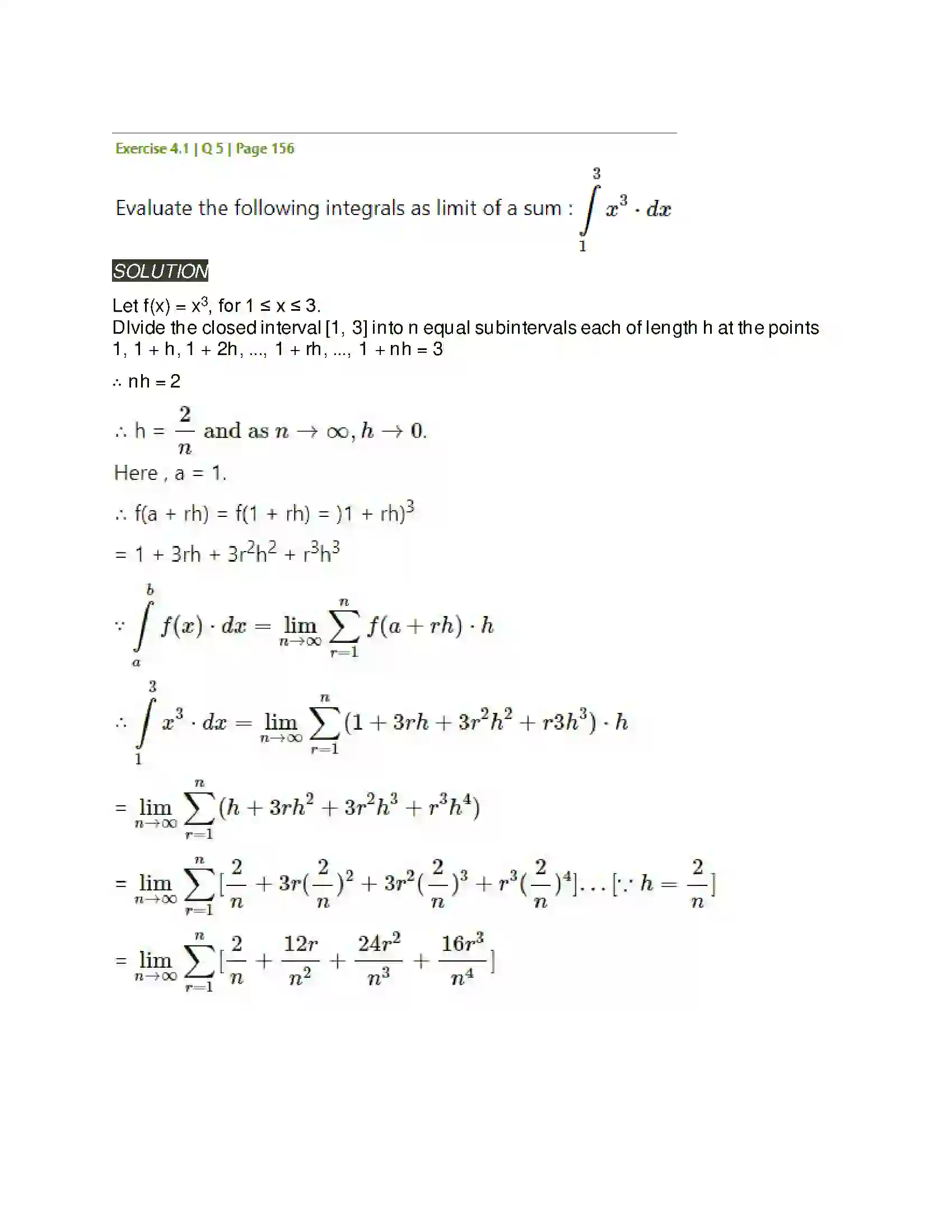 Maharashtra Board Class 12th Mathematics & Statistics-2 (Arts & Science) Definite Integration Solution 6