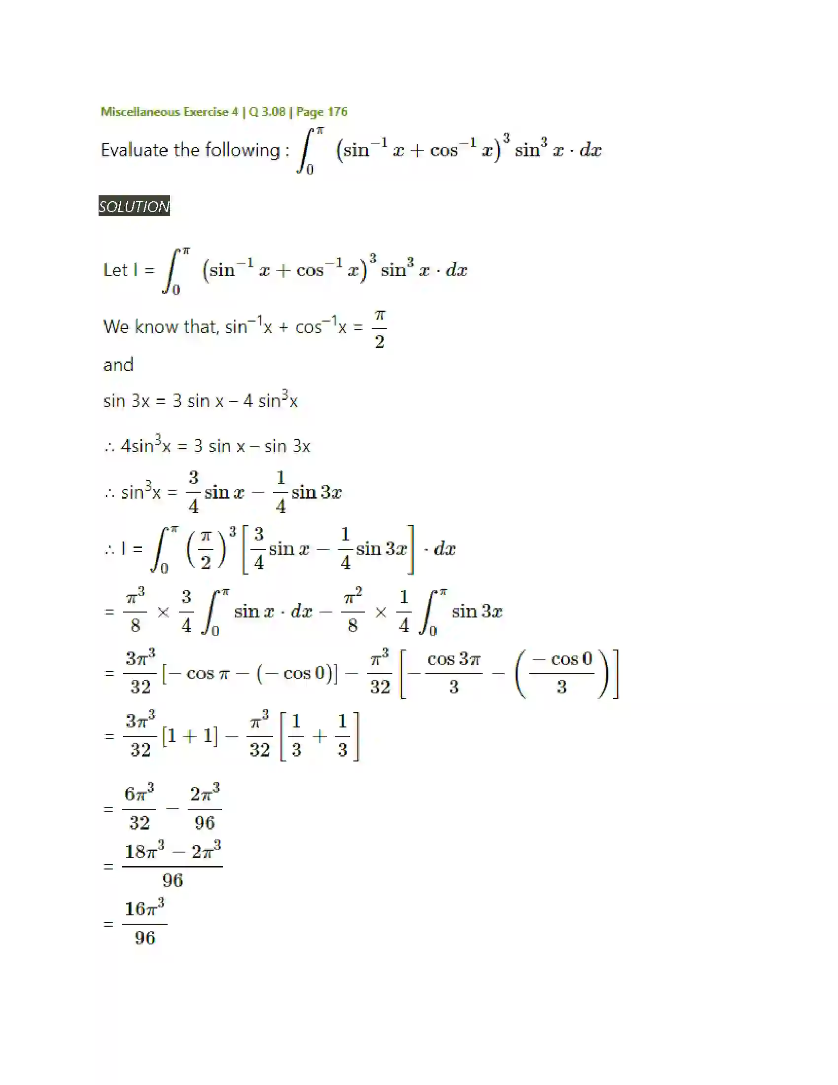 Maharashtra Board Class 12th Mathematics & Statistics-2 (Arts & Science) Definite Integration Solution 83