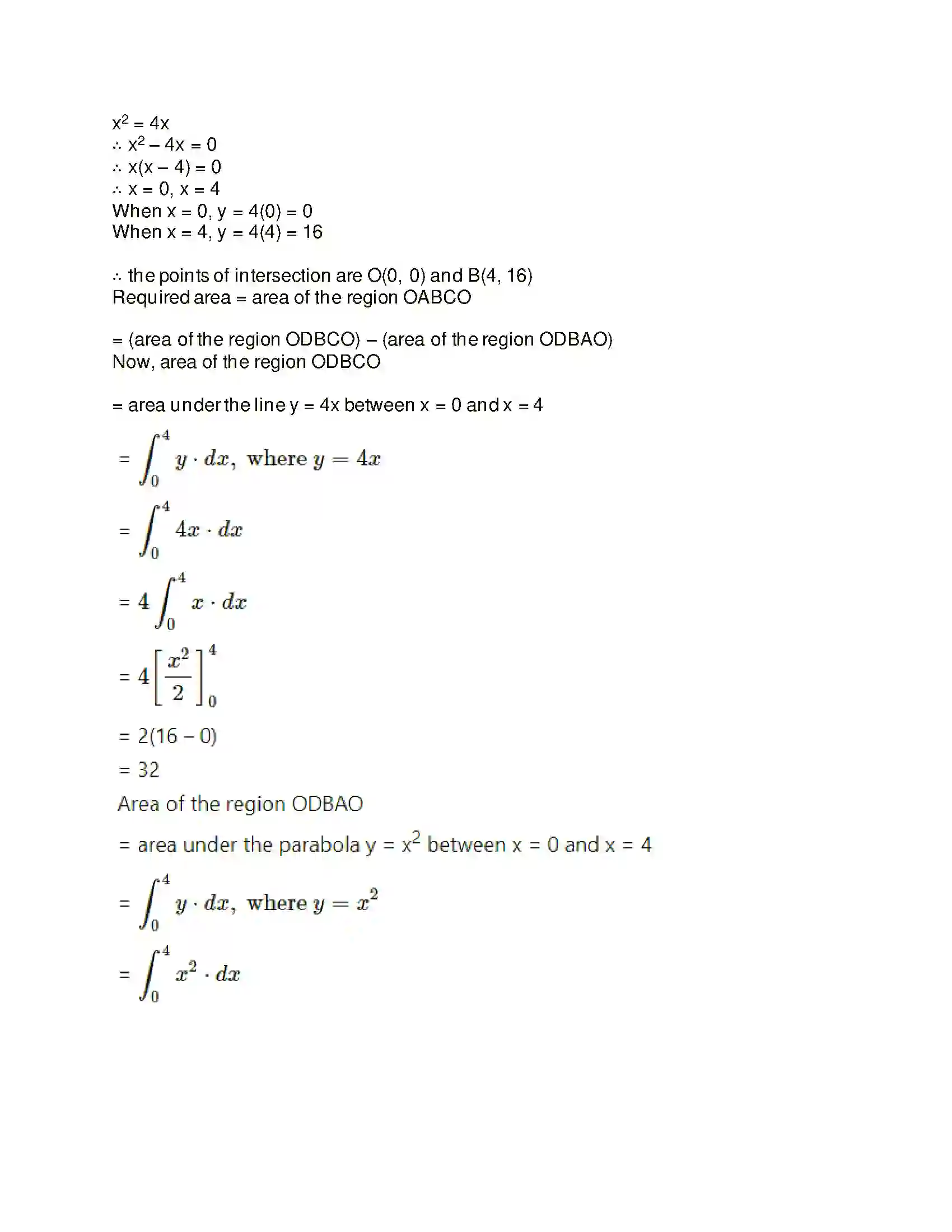 Maharashtra Board Class 12th Mathematics & Statistics-2 (Arts & Science) Application of Definite Integration Solution 13