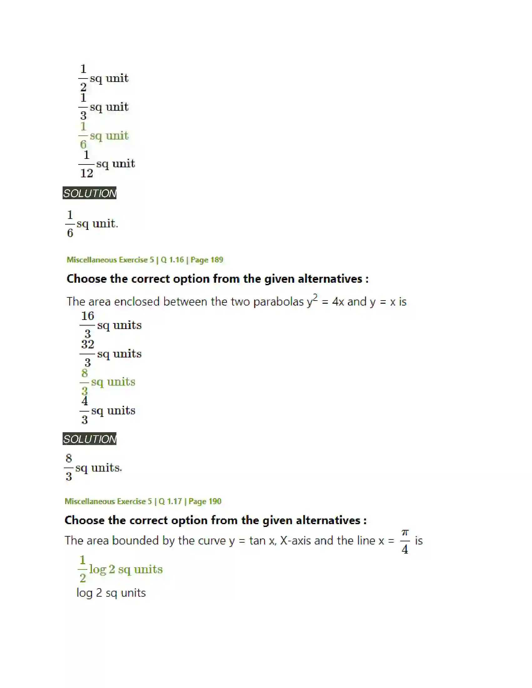 Maharashtra Board Class 12th Mathematics & Statistics-2 (Arts & Science) Application of Definite Integration Solution 25