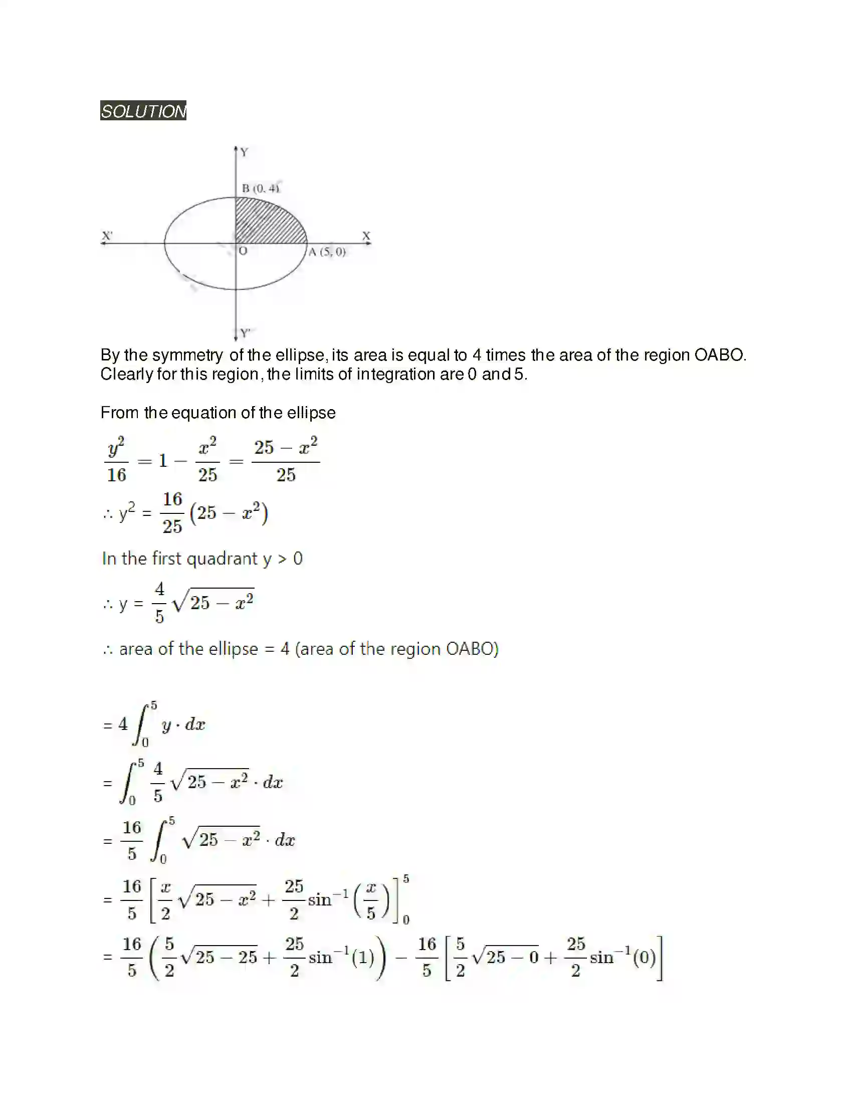 Maharashtra Board Class 12th Mathematics & Statistics-2 (Arts & Science) Application of Definite Integration Solution 30