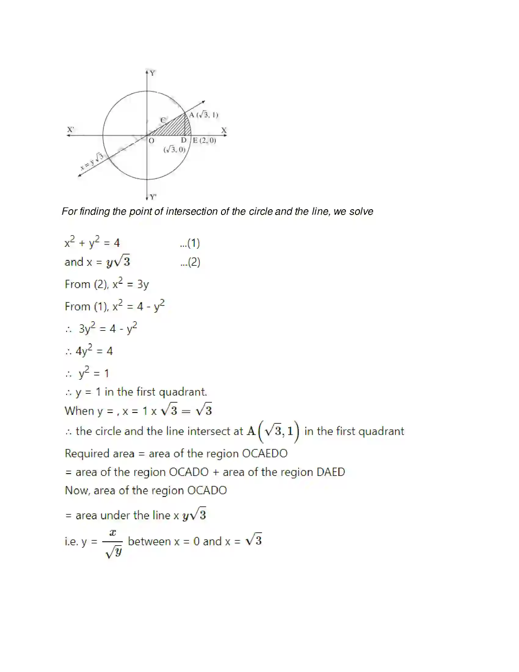 Maharashtra Board Class 12th Mathematics & Statistics-2 (Arts & Science) Application of Definite Integration Solution 36