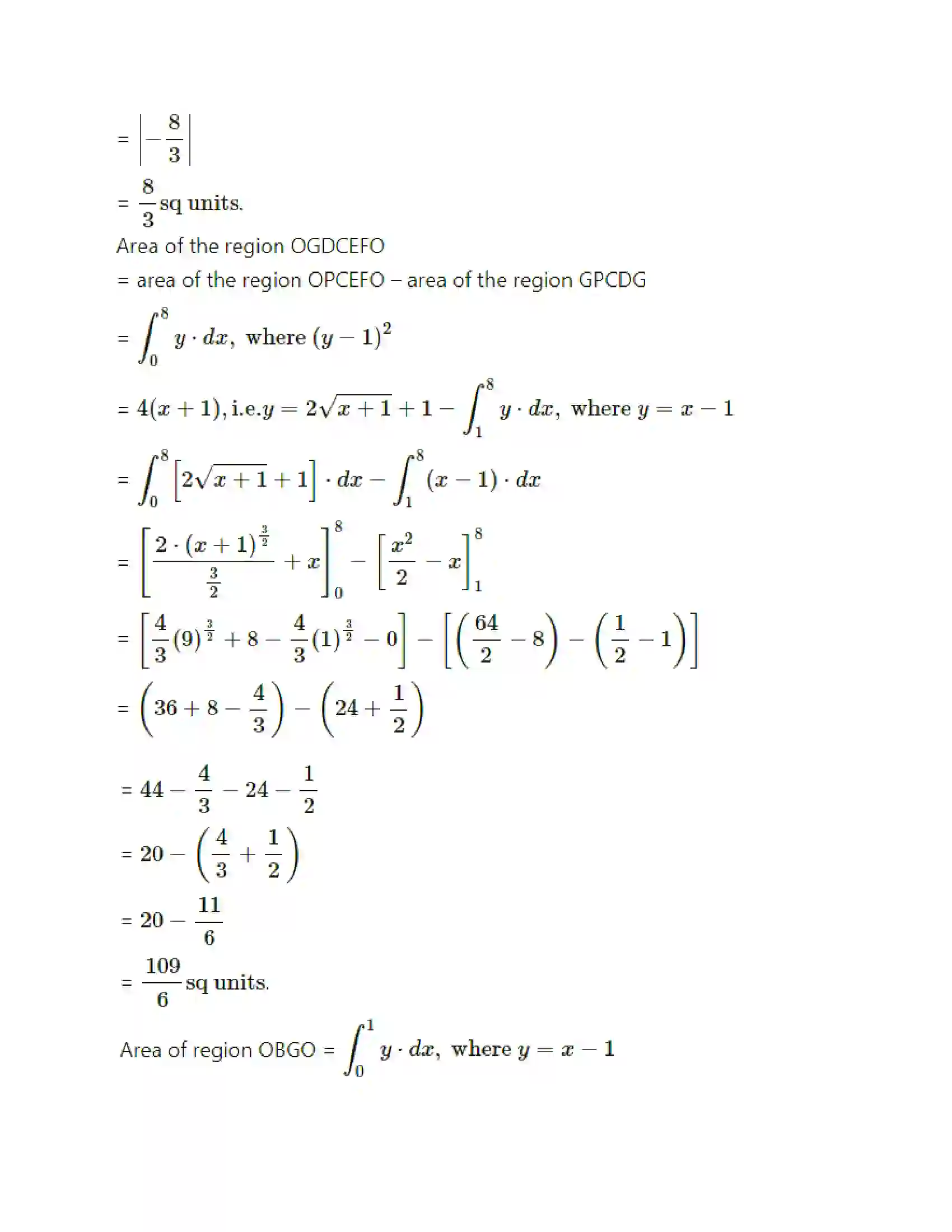 Maharashtra Board Class 12th Mathematics & Statistics-2 (Arts & Science) Application of Definite Integration Solution 43