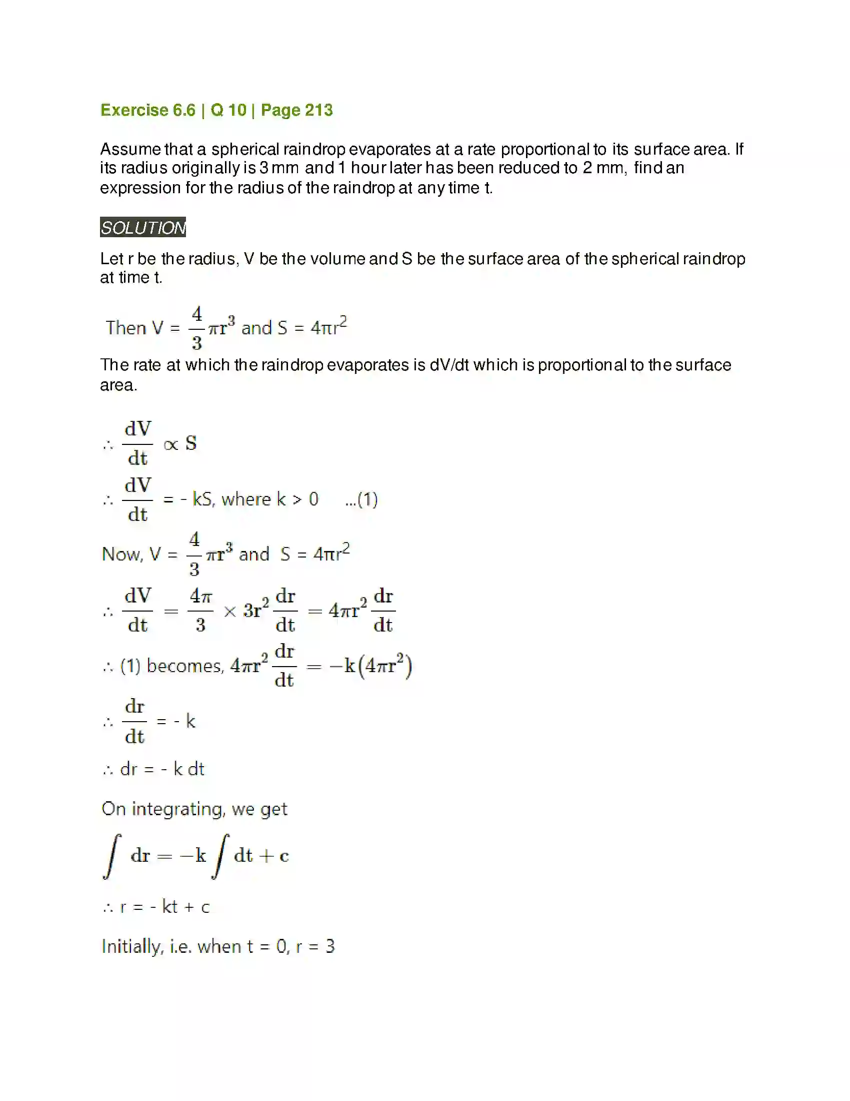 Maharashtra Board Class 12th Mathematics & Statistics-2 (Arts & Science) Differential Equations Solution 101