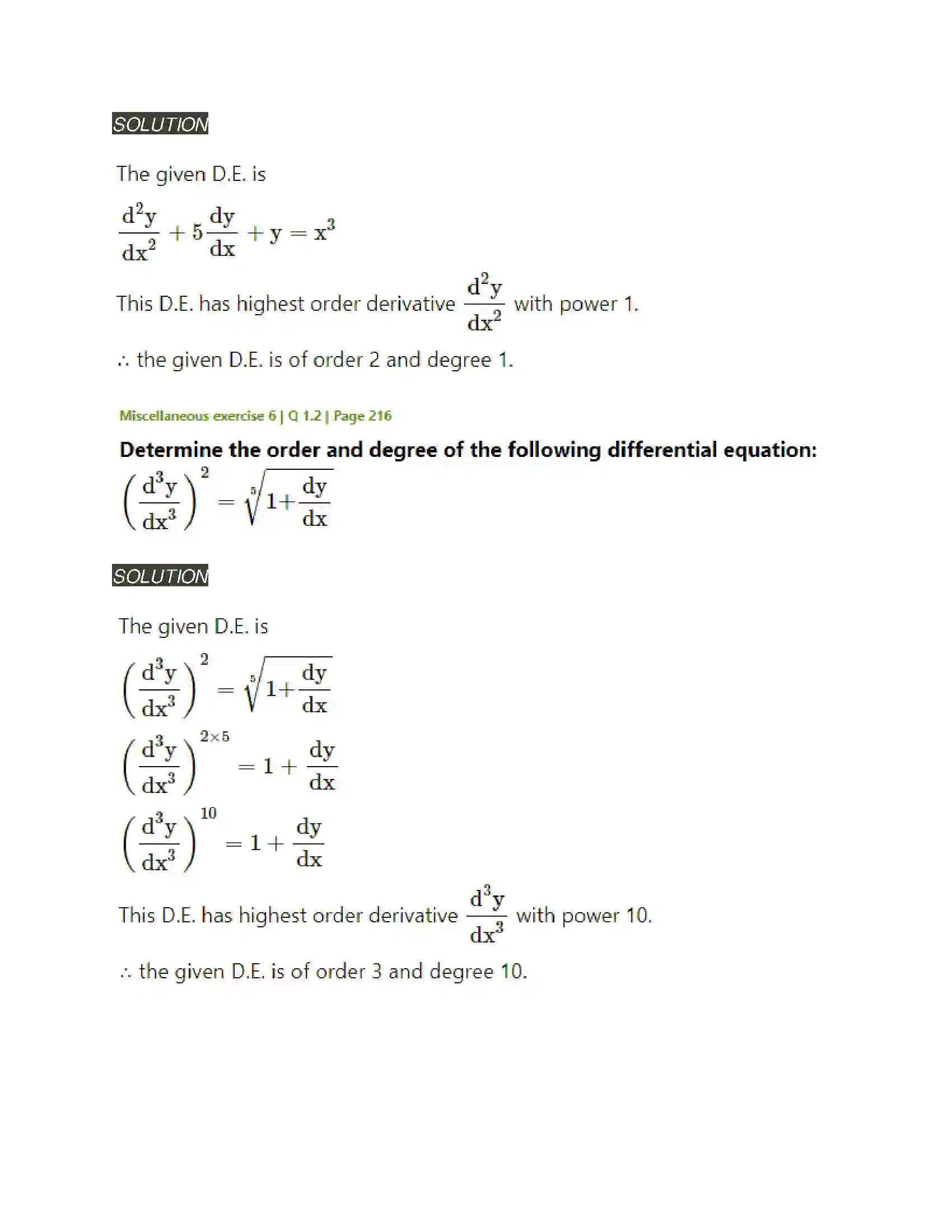 Maharashtra Board Class 12th Mathematics & Statistics-2 (Arts & Science) Differential Equations Solution 117