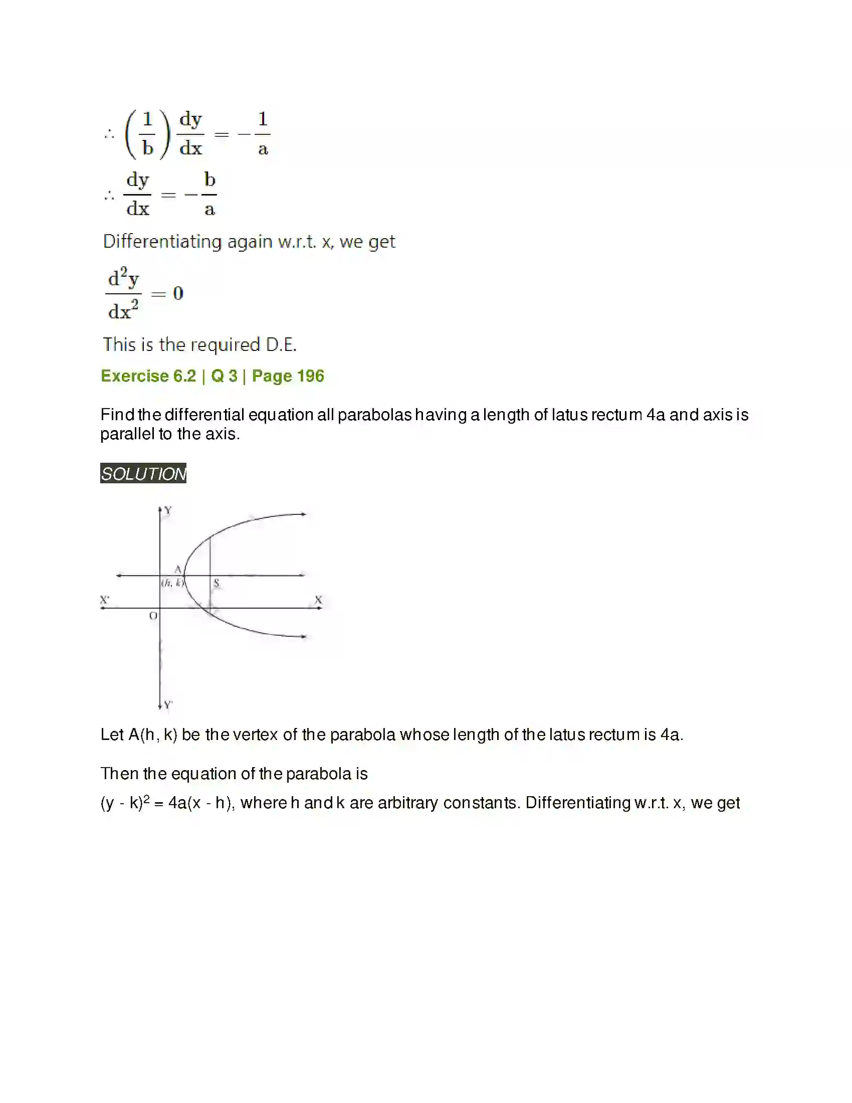 Maharashtra Board Class 12th Mathematics & Statistics-2 (Arts & Science) Differential Equations Solution 17