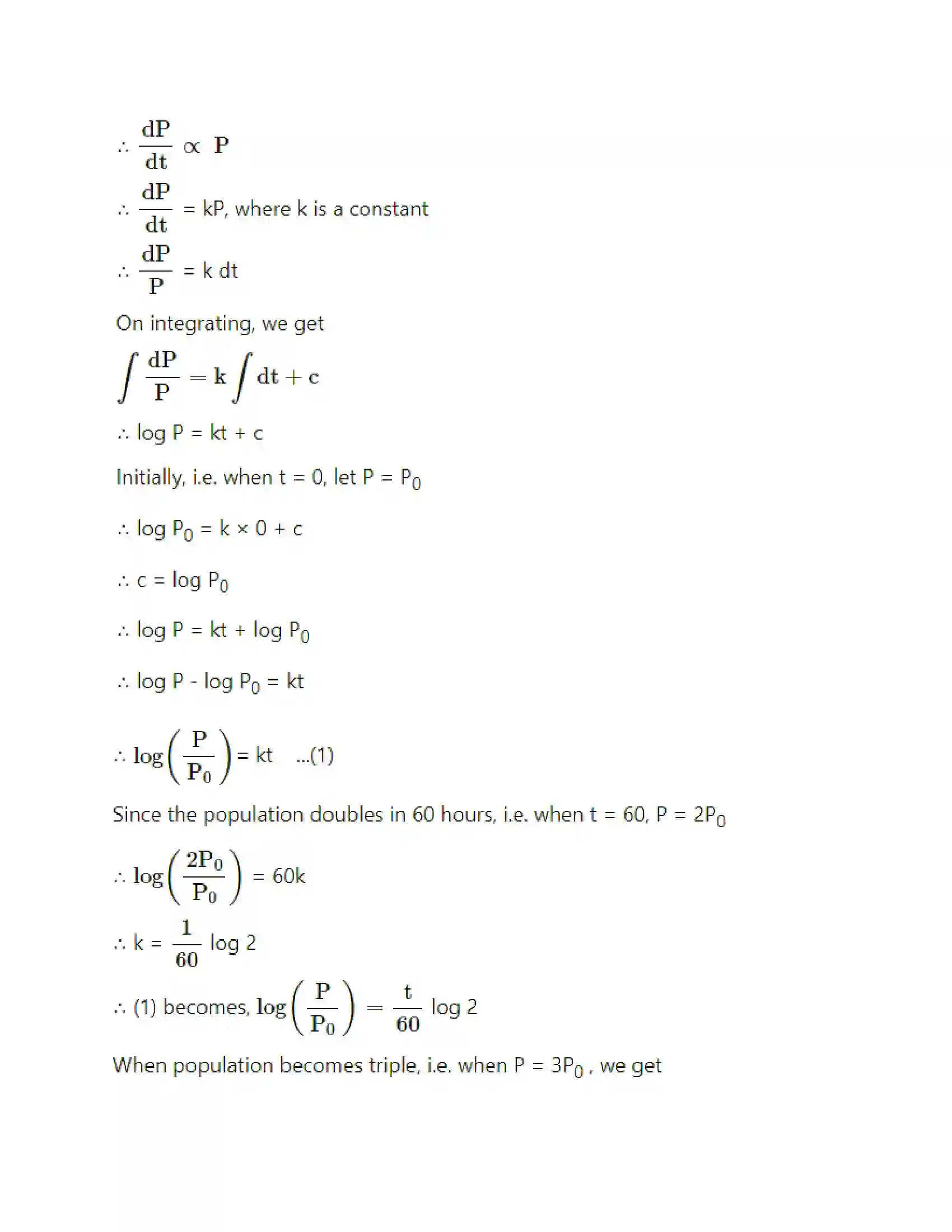 Maharashtra Board Class 12th Mathematics & Statistics-2 (Arts & Science) Differential Equations Solution 89