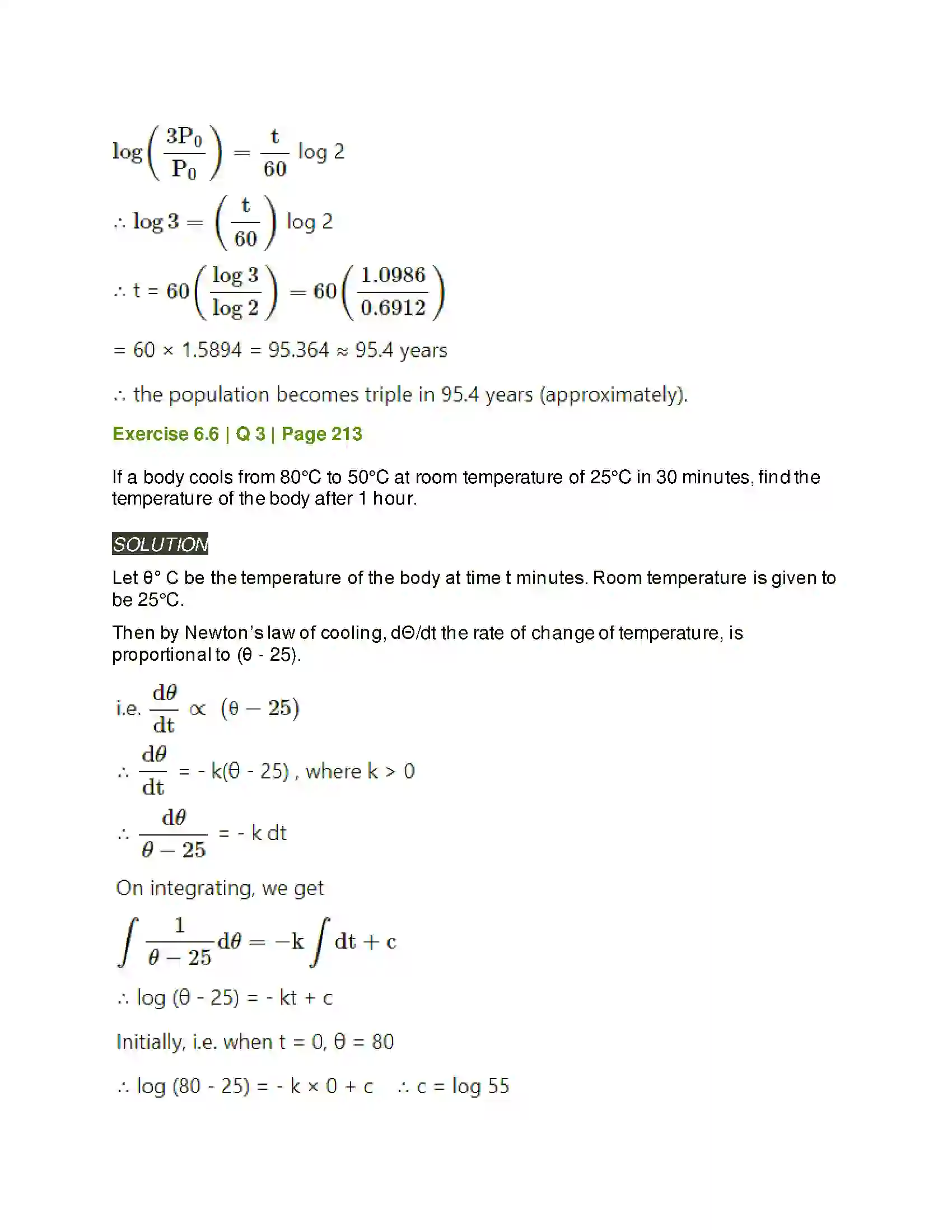 Maharashtra Board Class 12th Mathematics & Statistics-2 (Arts & Science) Differential Equations Solution 90