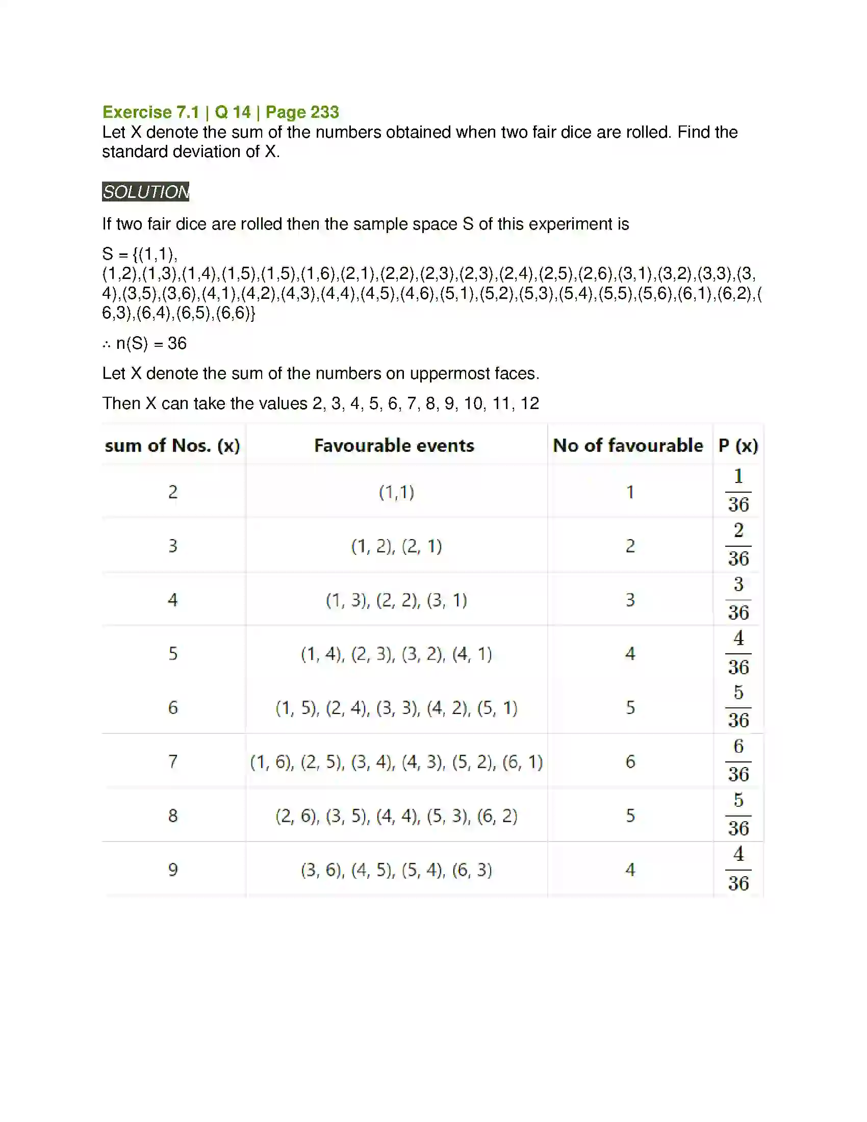 Maharashtra Board Class 12th Mathematics & Statistics-2 (Arts & Science) Probability Distributions Solution 17