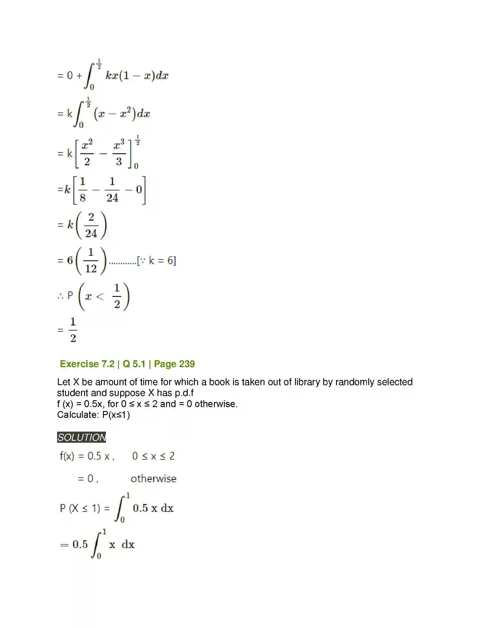 Maharashtra Board Class 12th Mathematics & Statistics-2 (Arts & Science) Probability Distributions Solution 31